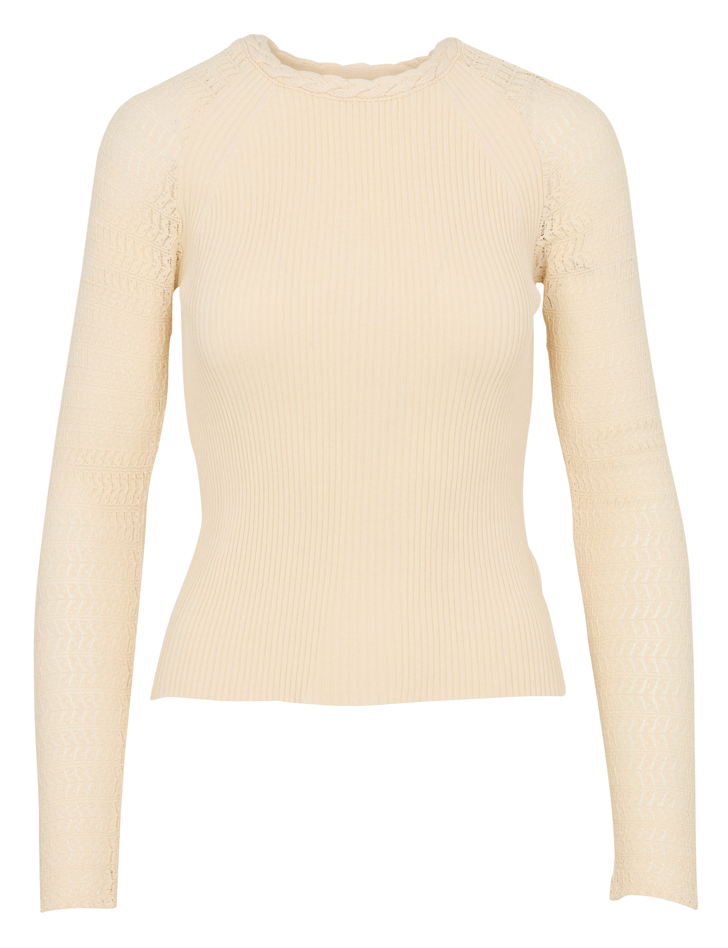 Trui met opstaande kraag KOOKAI Wit