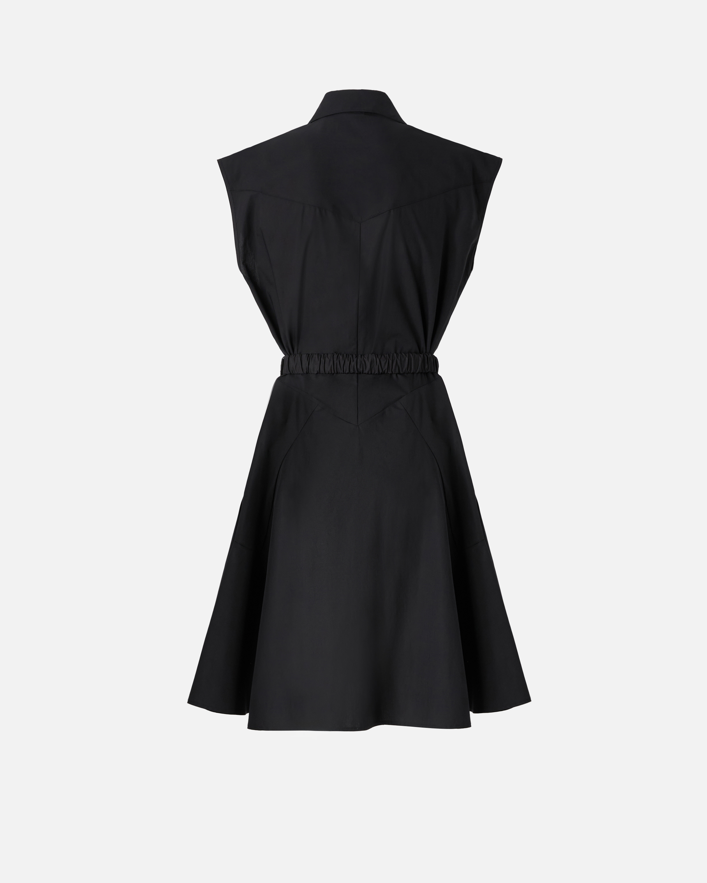 Robe chemise avec ceinture love birds PINKO Noir