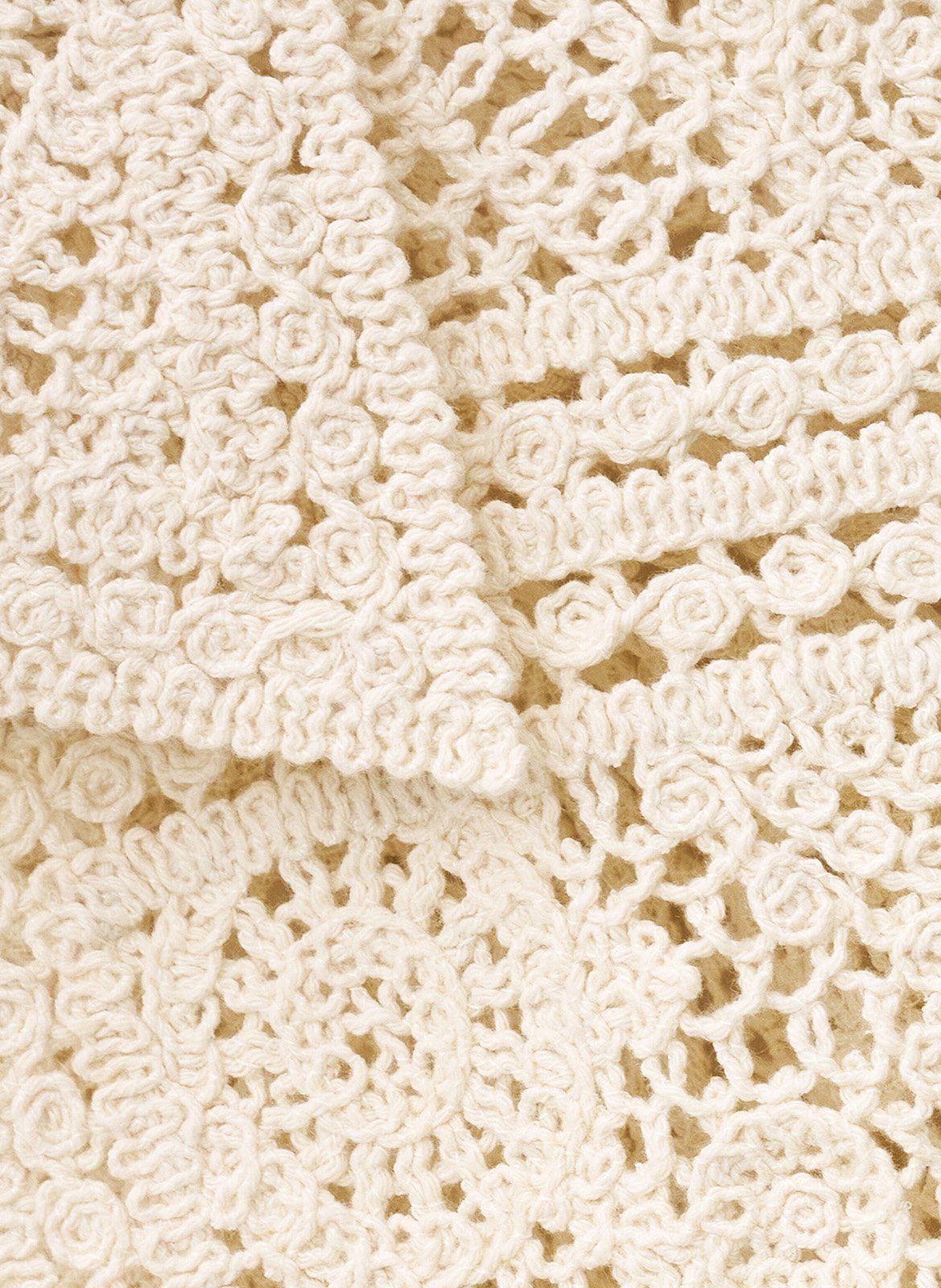 Korte gehaakte jas BA&SH Beige