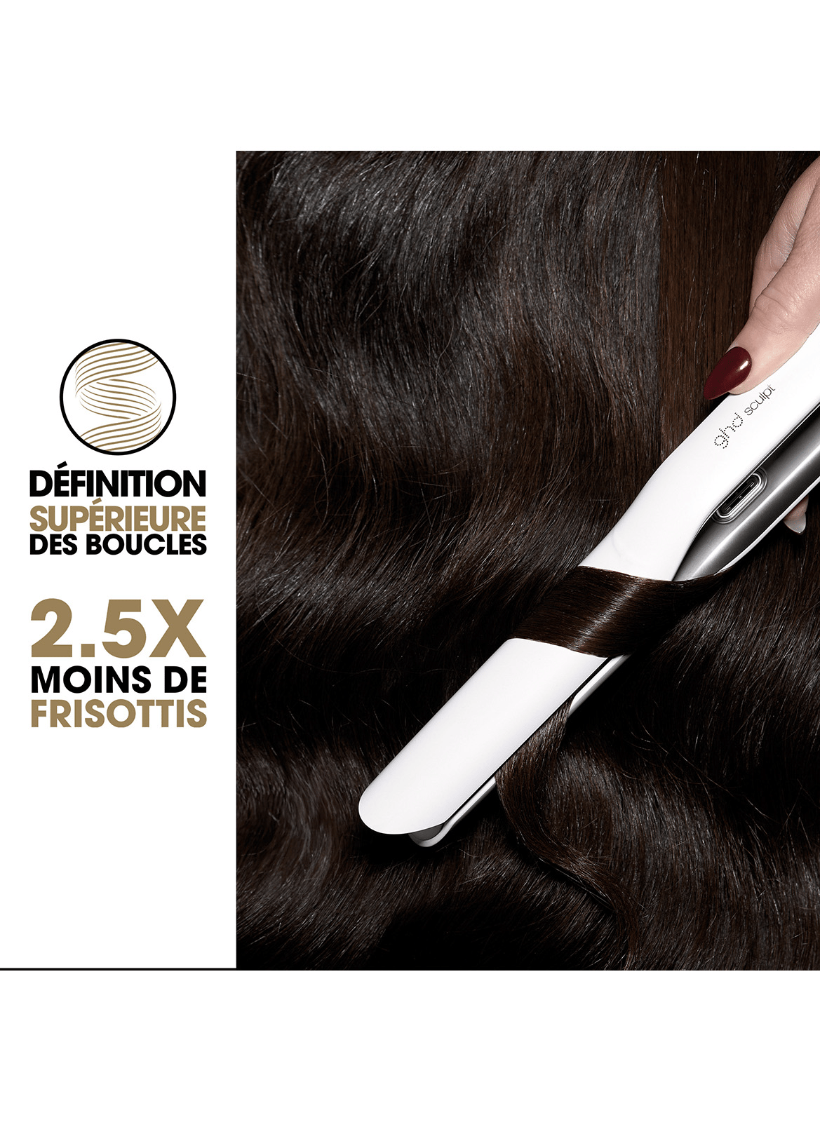 ghd Interactive Sculpt Hair Straightener GHD Blanc