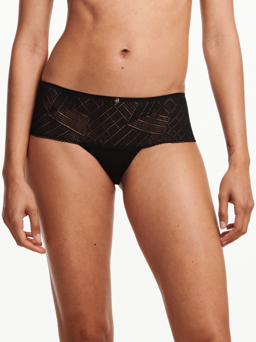 Lace boy shorts CHANTELLE Black