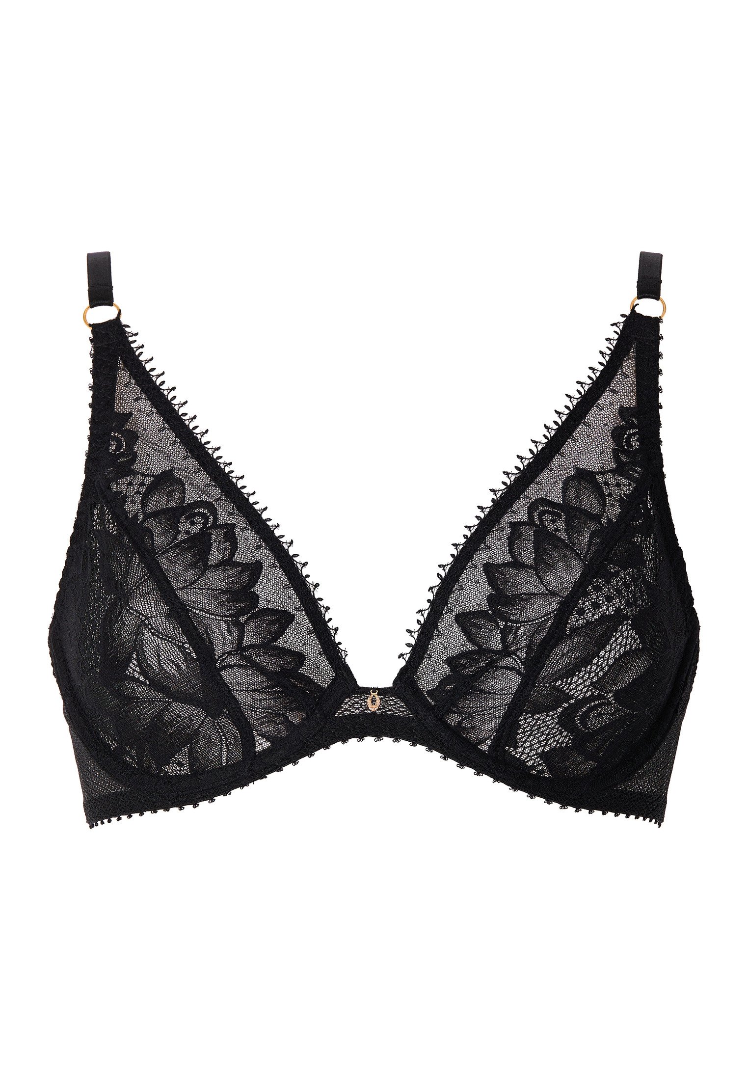 Underwired triangle bra AUBADE Black