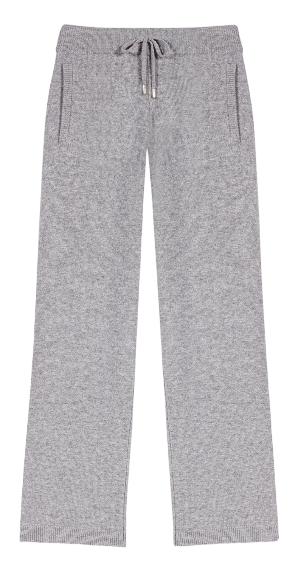Pantalon droit en laine mélangée MAJE Gris