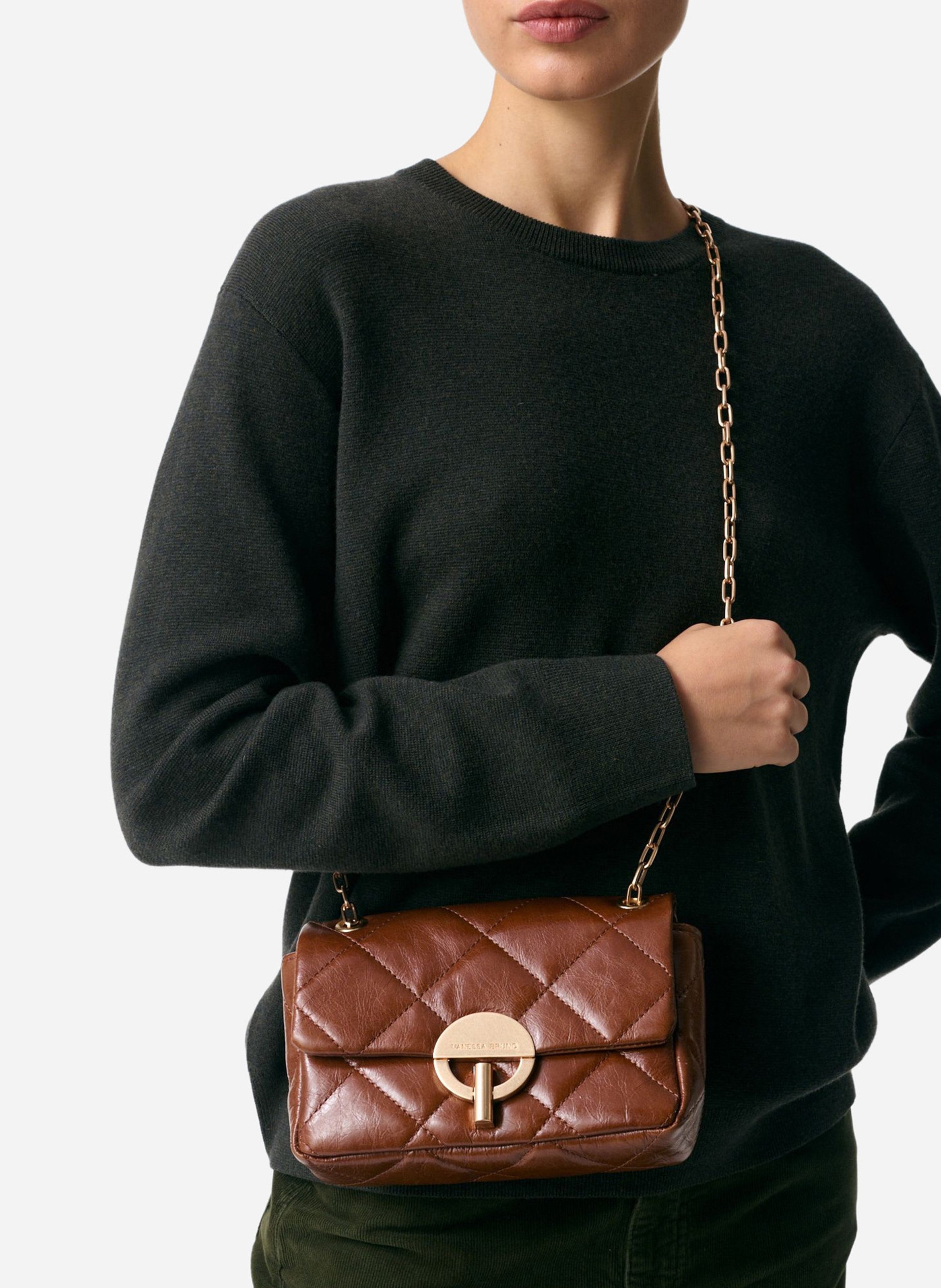 Brieftasche aus Leder VANESSA BRUNO Braun