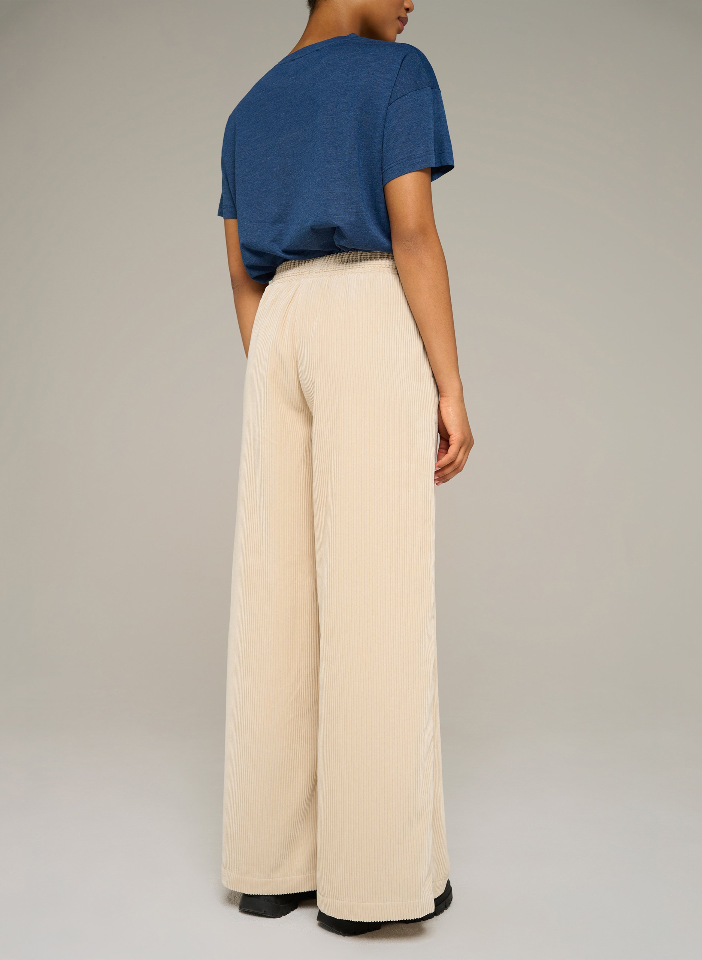 Weite Cordhose COTELAC ACOTE Beige