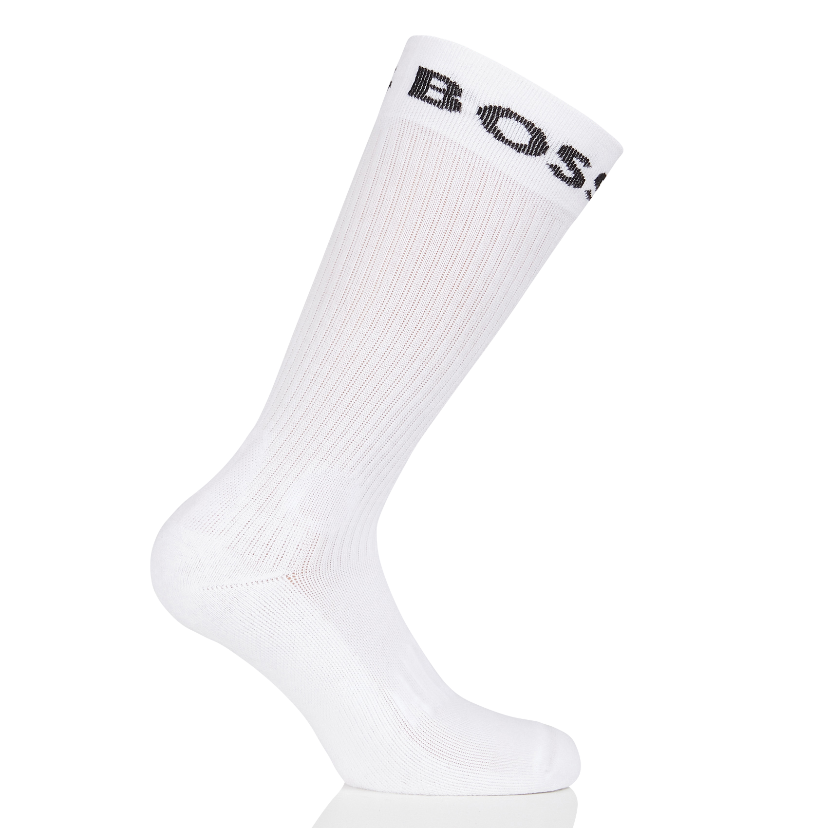 Pack of 2 pairs of cotton-blend socks BOSS White