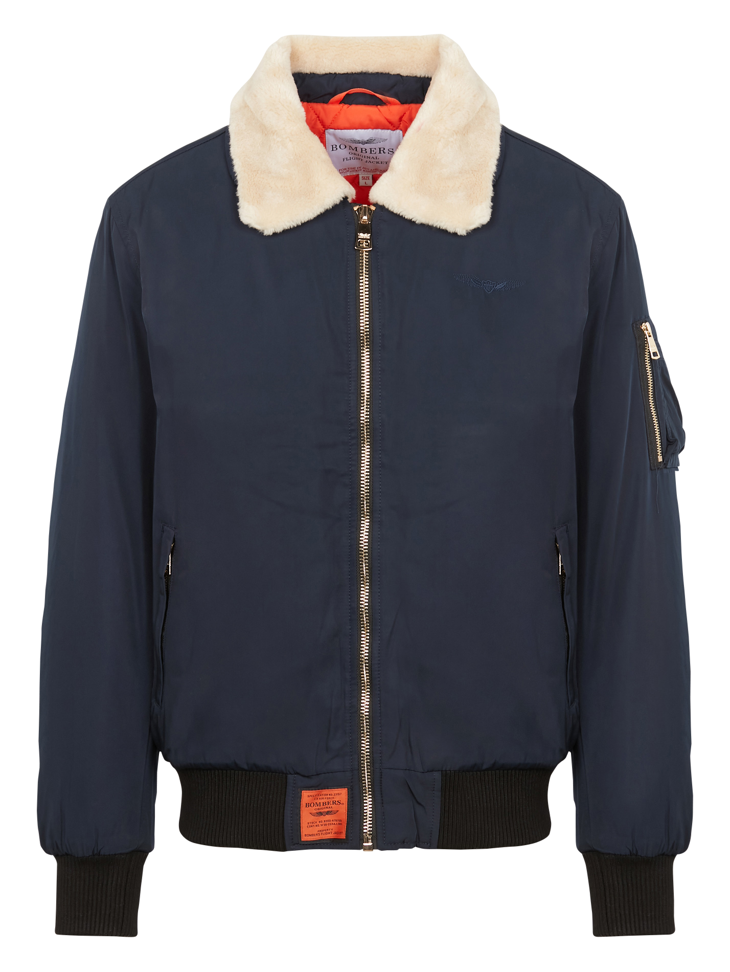 Blouson aviateur col classique BOMBERS ORIGINAL