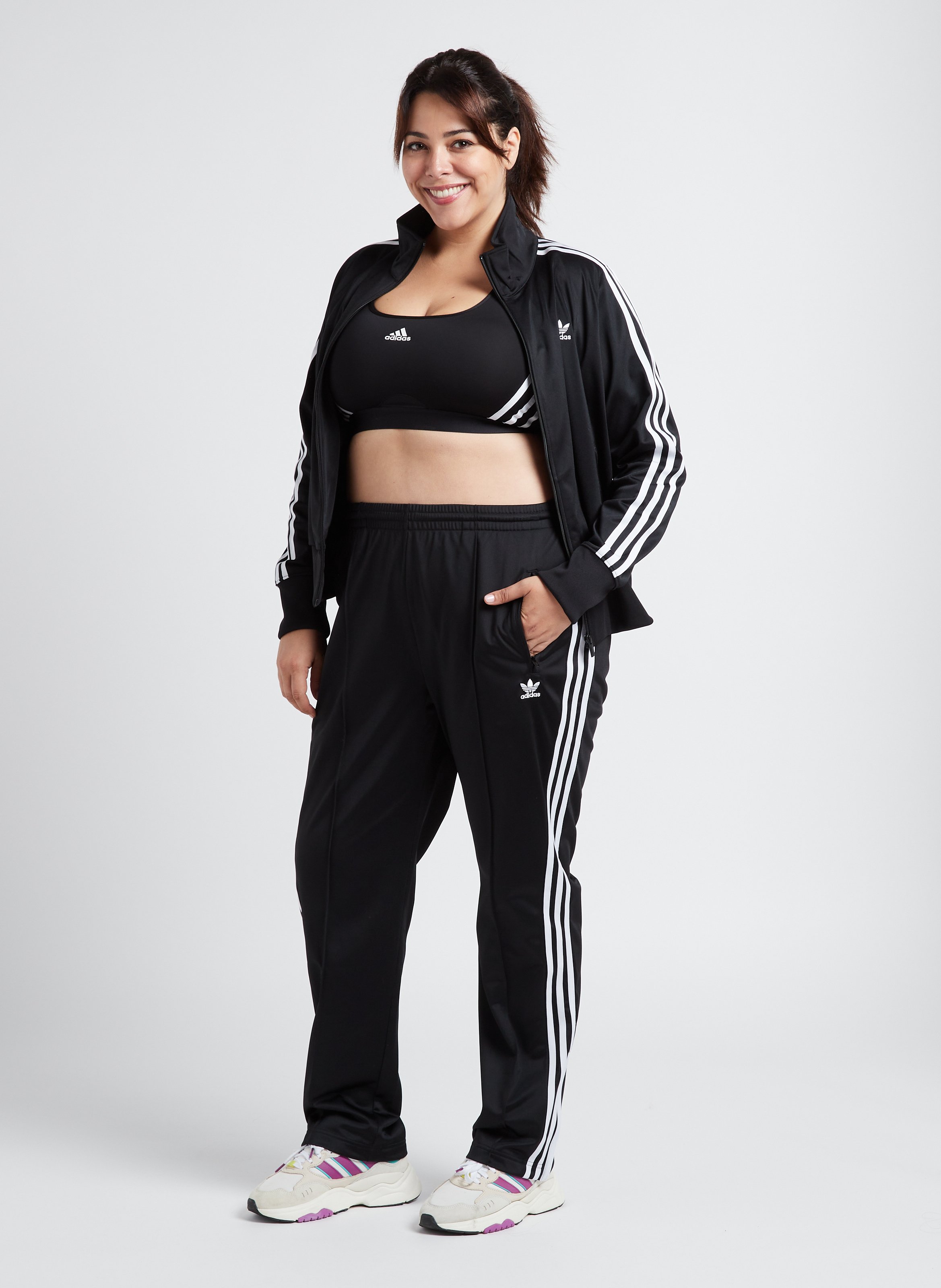 Black adidas 2024 tracksuit jacket