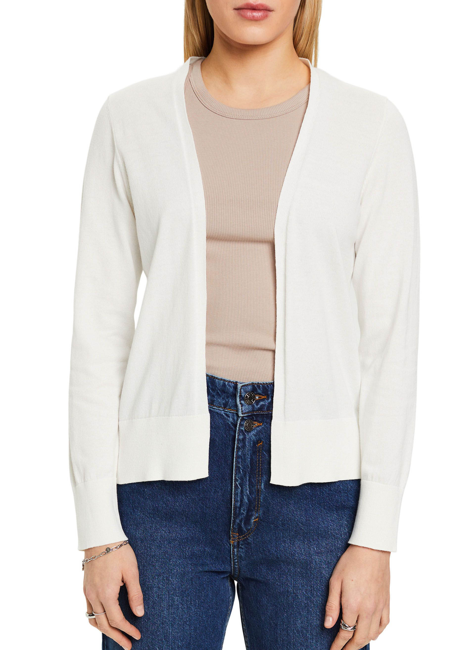 Womens white sale cotton cardigan