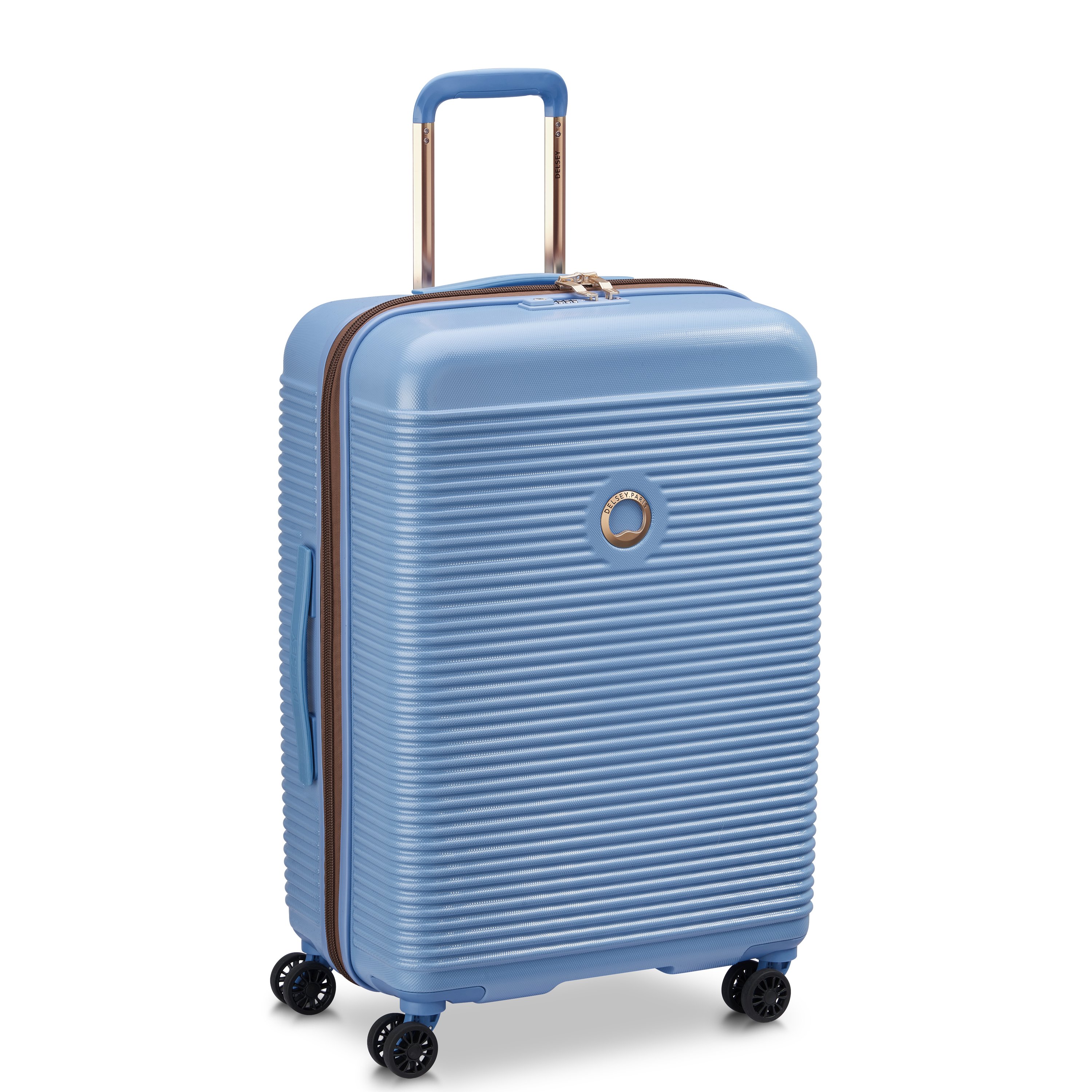 Rigid hold suitcase DELSEY PARIS Blue