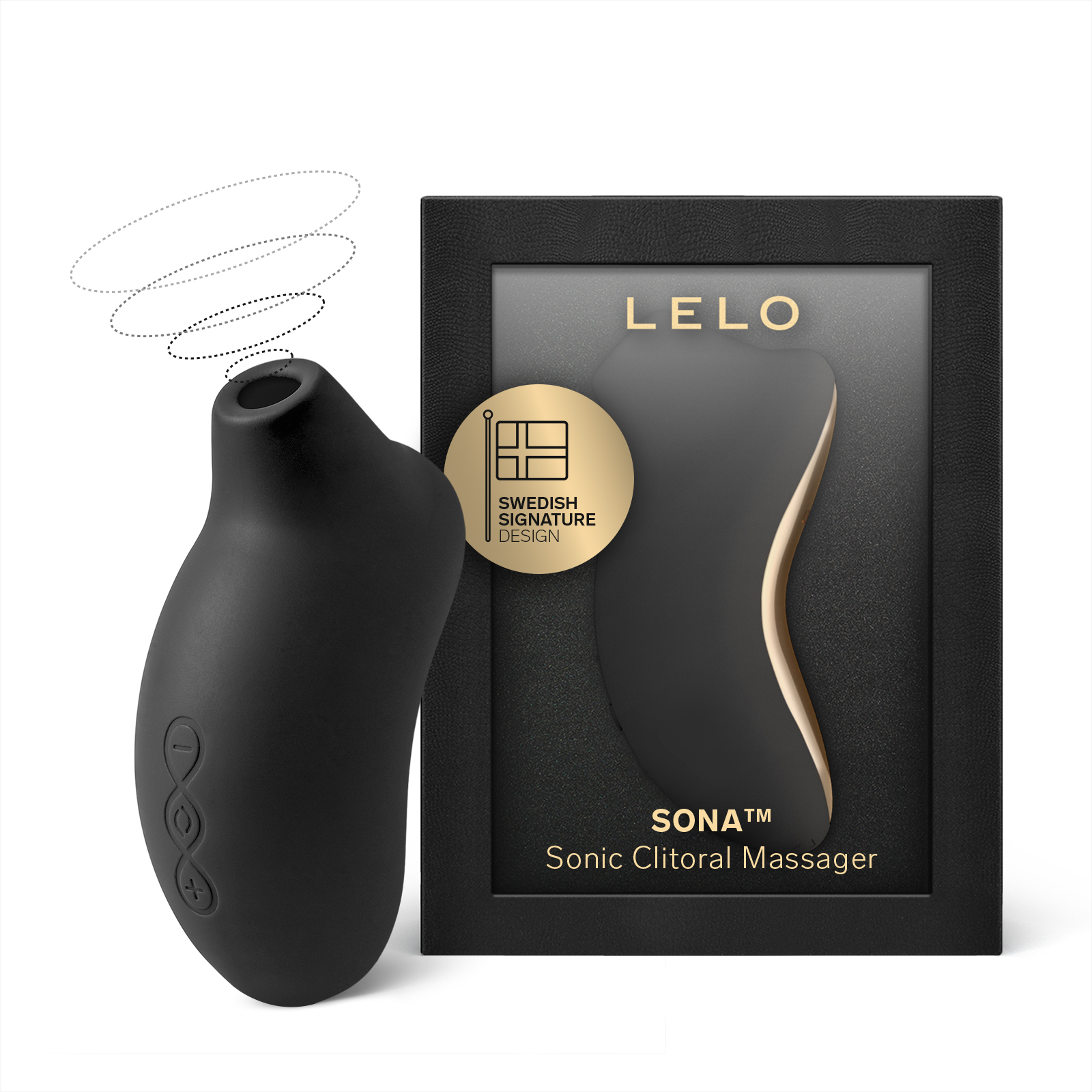 Sonic clitoral stimulator LELO Noir