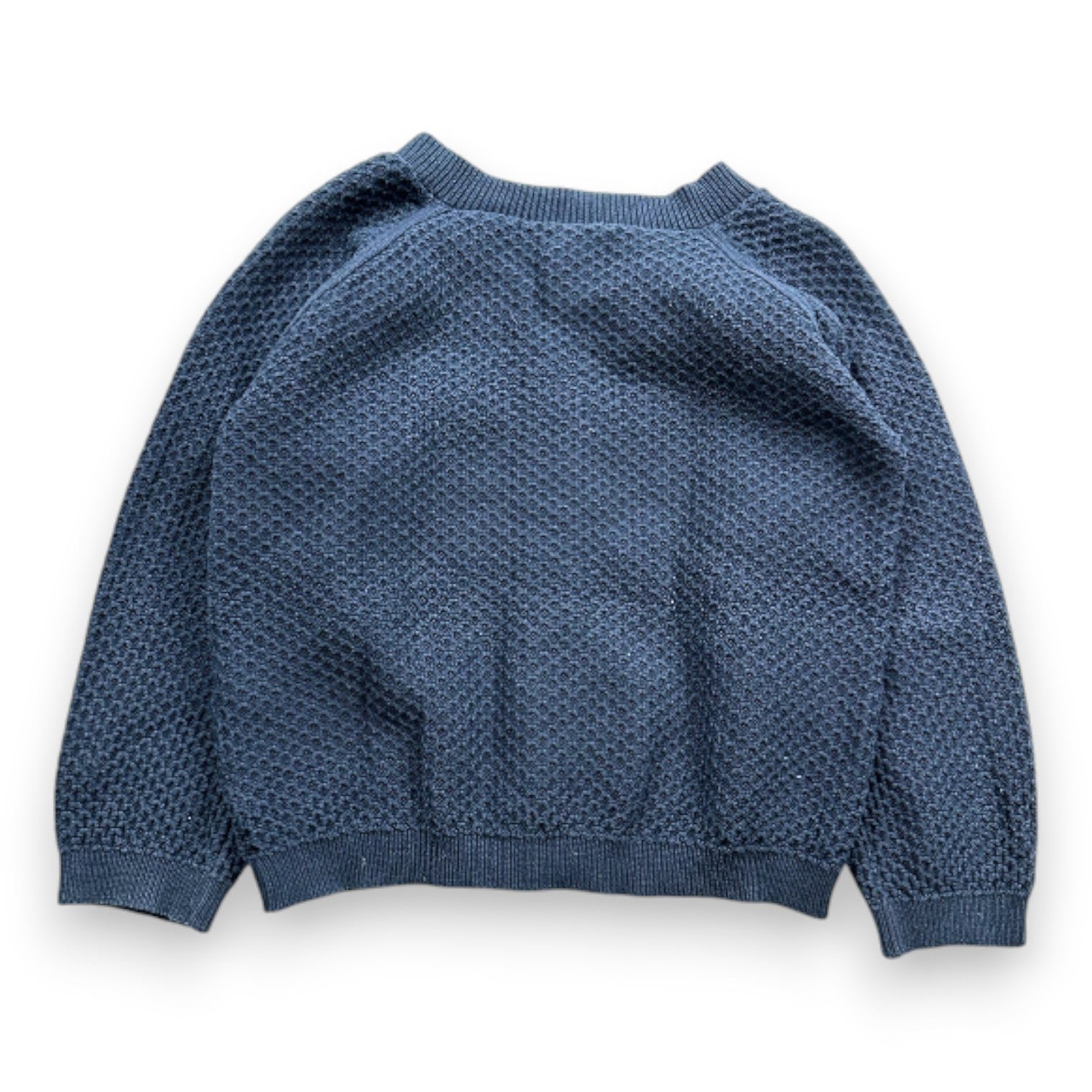 Blue Kids Cardigan - 3 years PETIT BATEAU - Seconde Main Blue