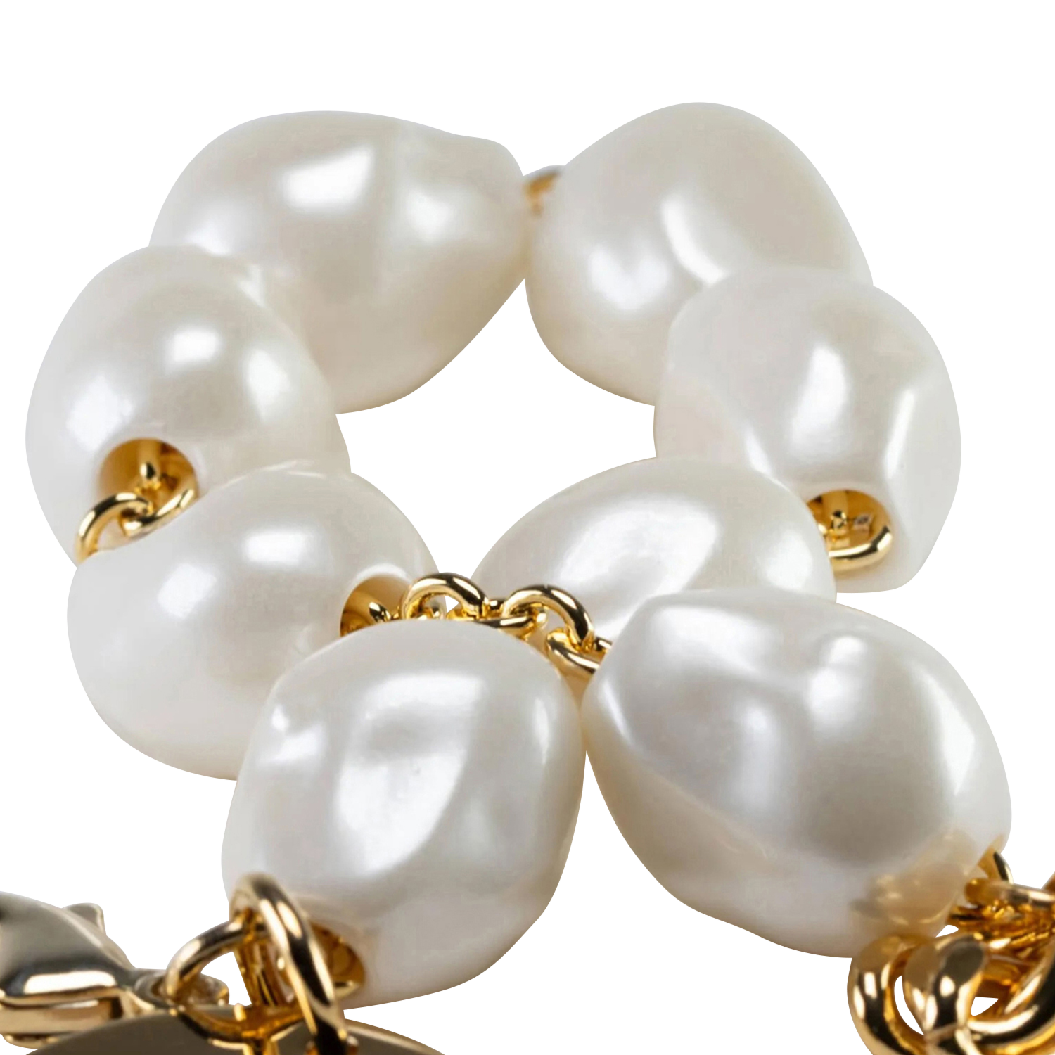 Bracelet à perles Blanc