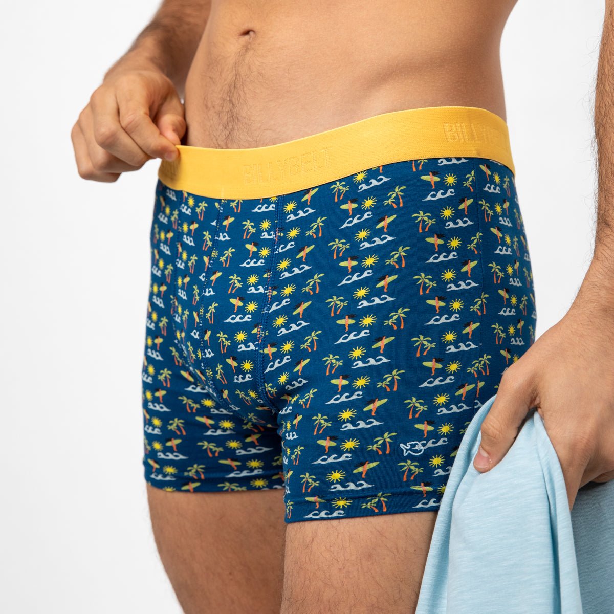 Organic cotton boxers BILLYBELT Blue