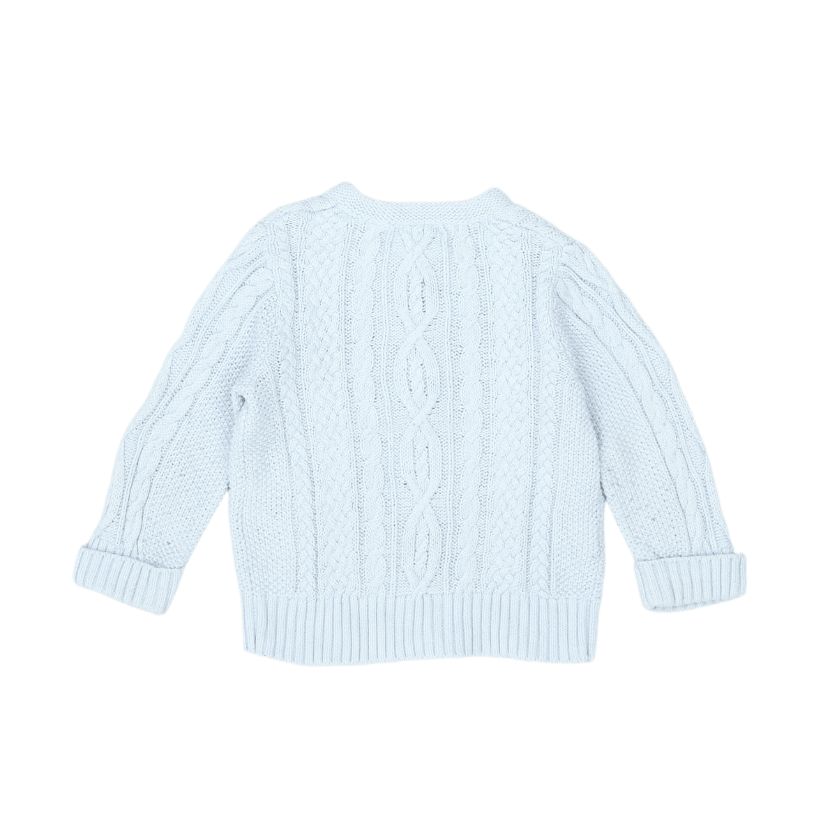 Blue baby cardigan - 9 months POLO RALPH LAUREN - Seconde Main Blue