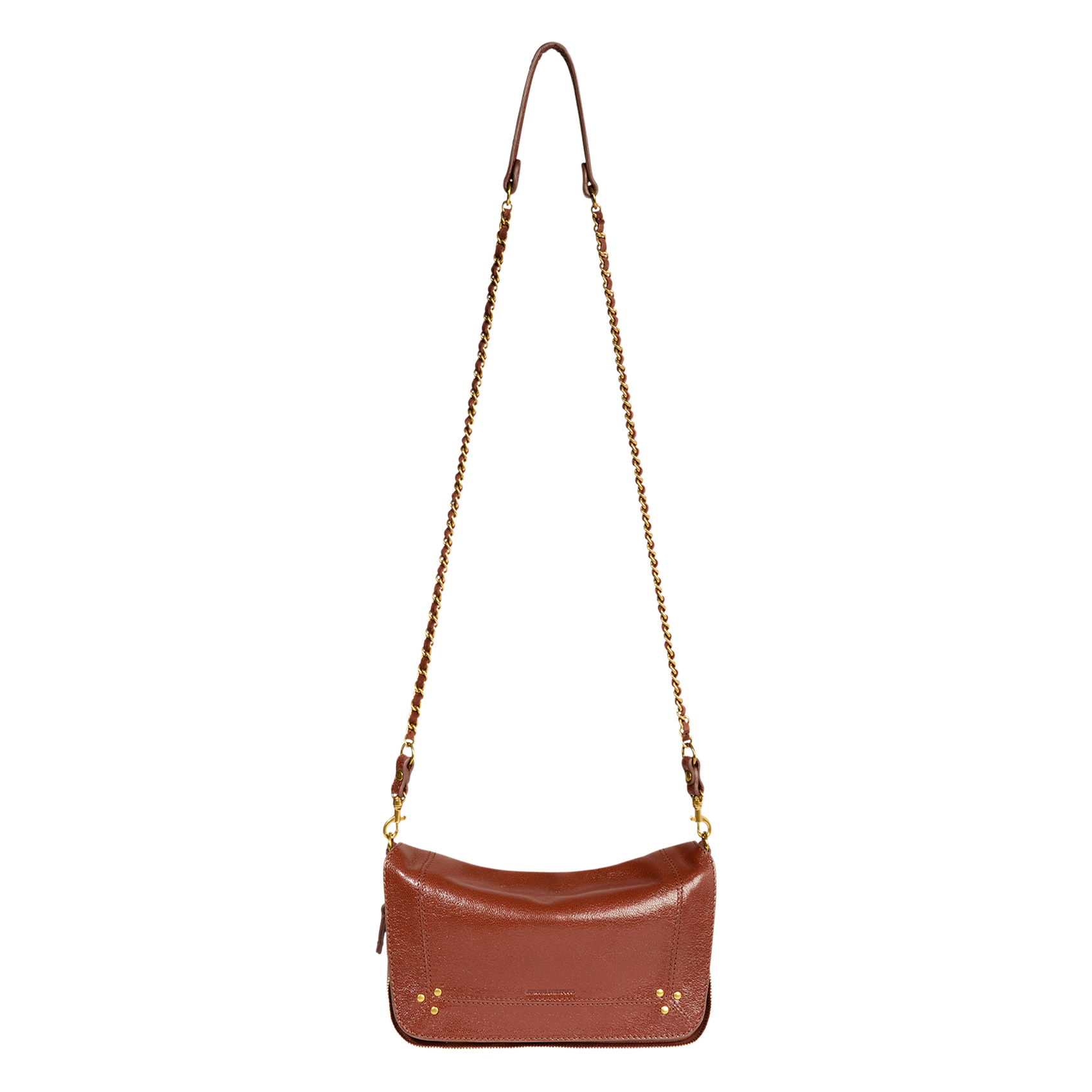 Dori leather shoulder bag JEROME DREYFUSS Brown