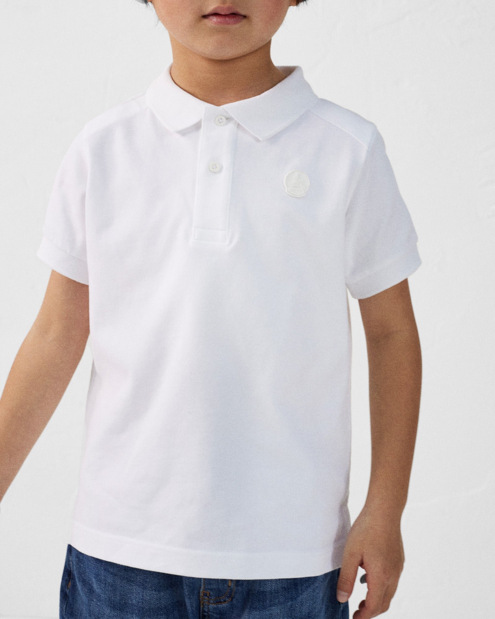 Cotton Polo Shirt JOTT White