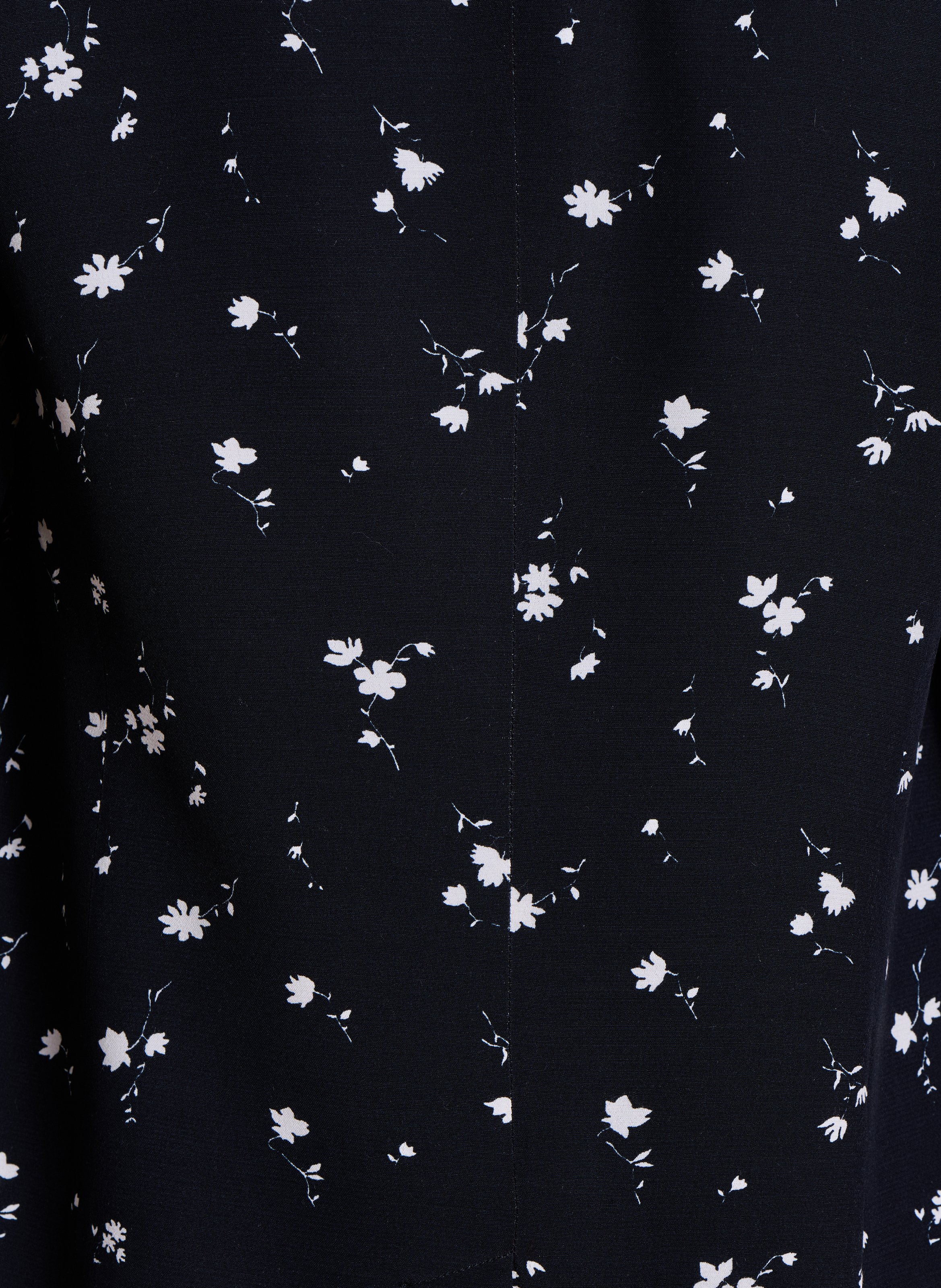 Fitted printed jacket with tailored collar LA FEE MARABOUTEE Black