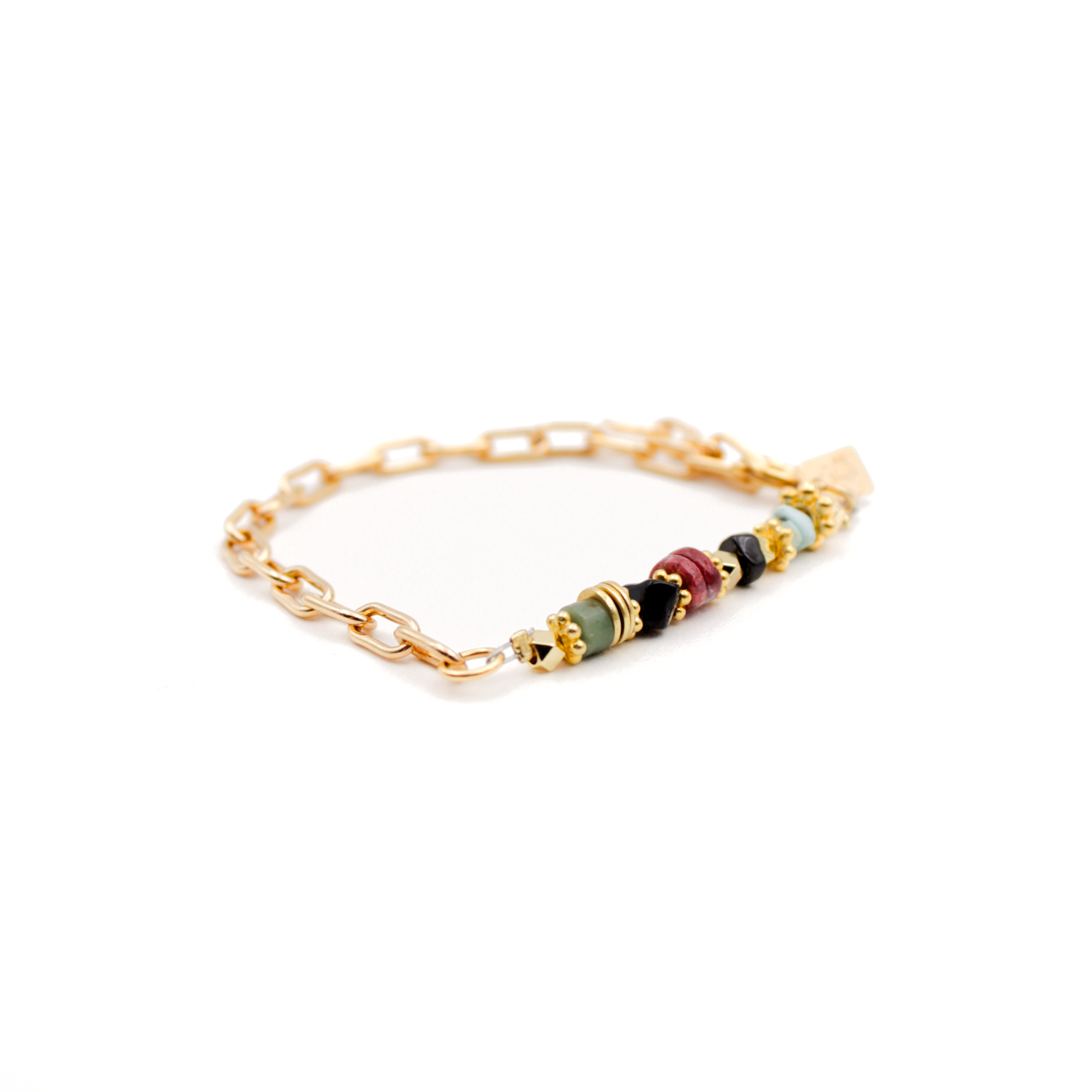 Bracelet tige heishi - elsa L'ATELIER DES DAMES Golden