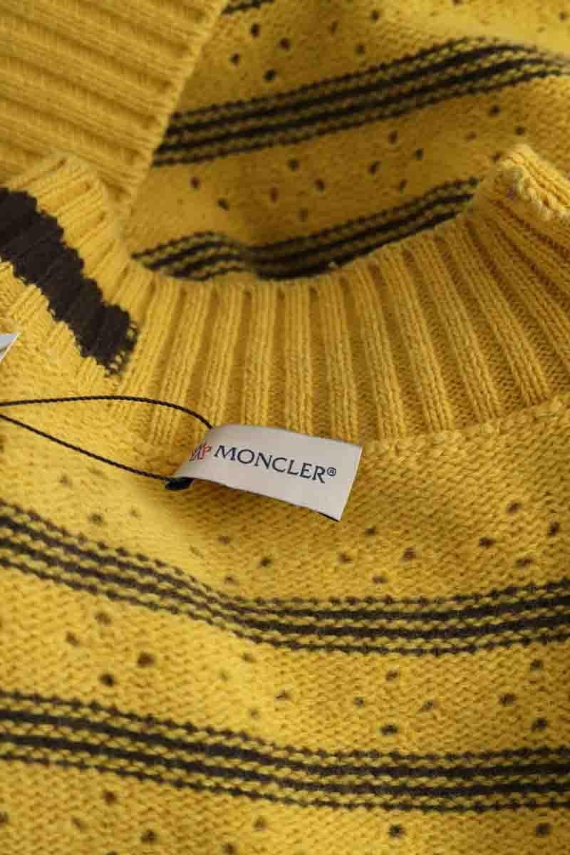 Wool sweater MONCLER - Seconde Main Yellow