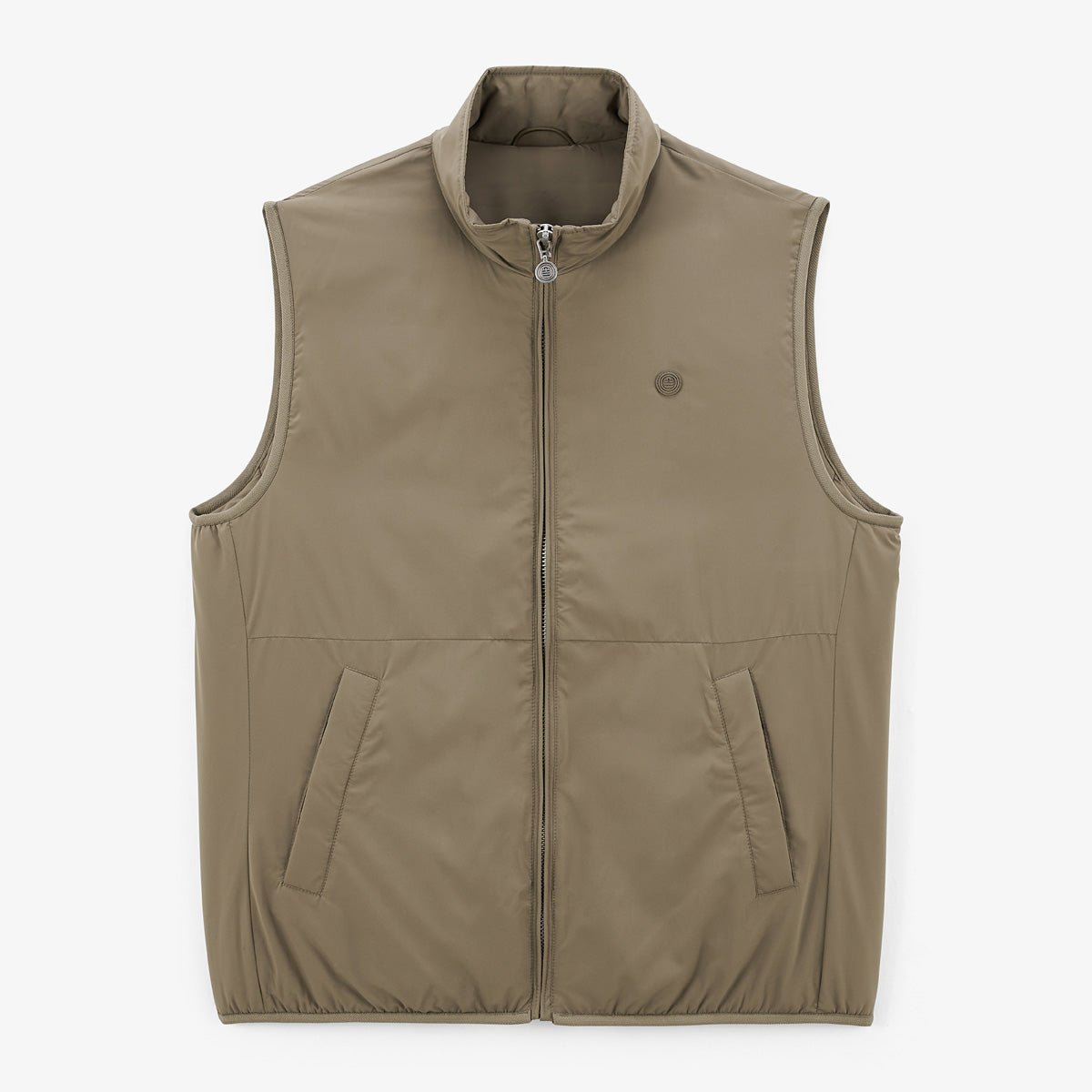 Sleeveless ultralight vest SERGE BLANCO Brown