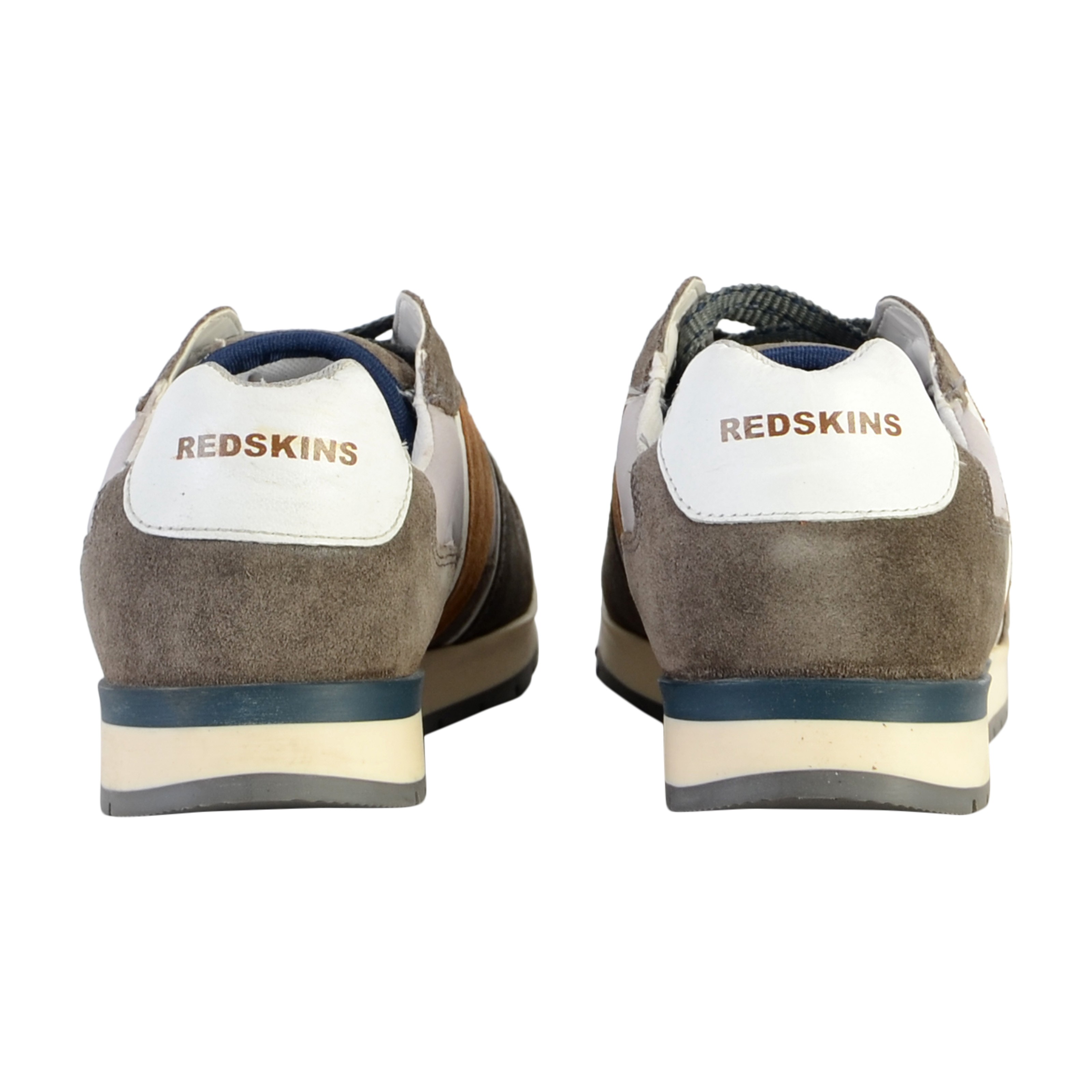 Basket cuir  affairan REDSKINS Gris