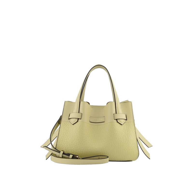 Handbag - cowhide leather POURCHET Brown