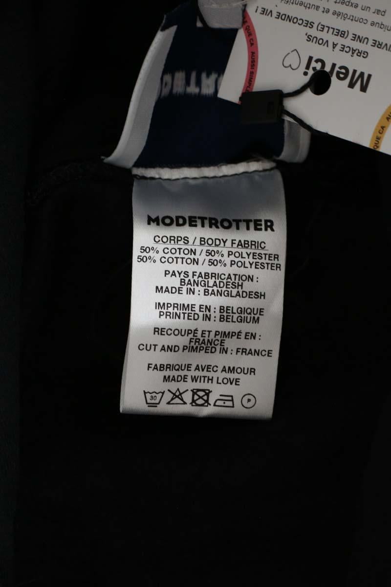 Cotton sweatshirt MODETROTTER - Seconde Main Black