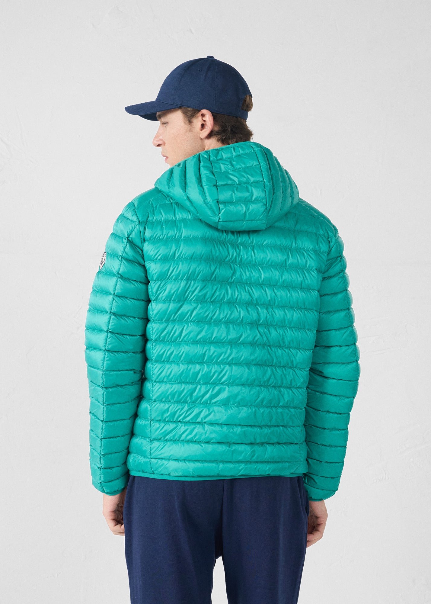 Lightweight hooded puffer jacket nico JOTT Green