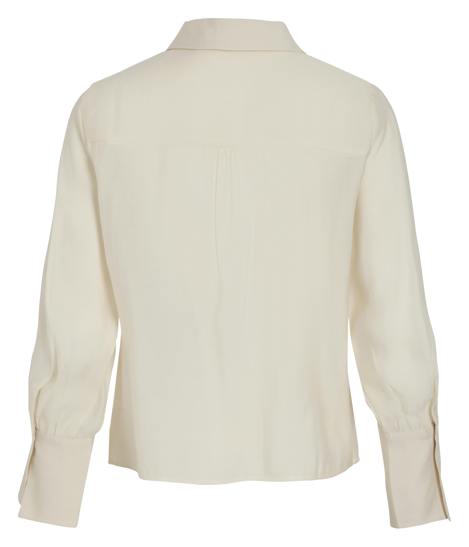 Chemise cintrée col classique VILA Beige