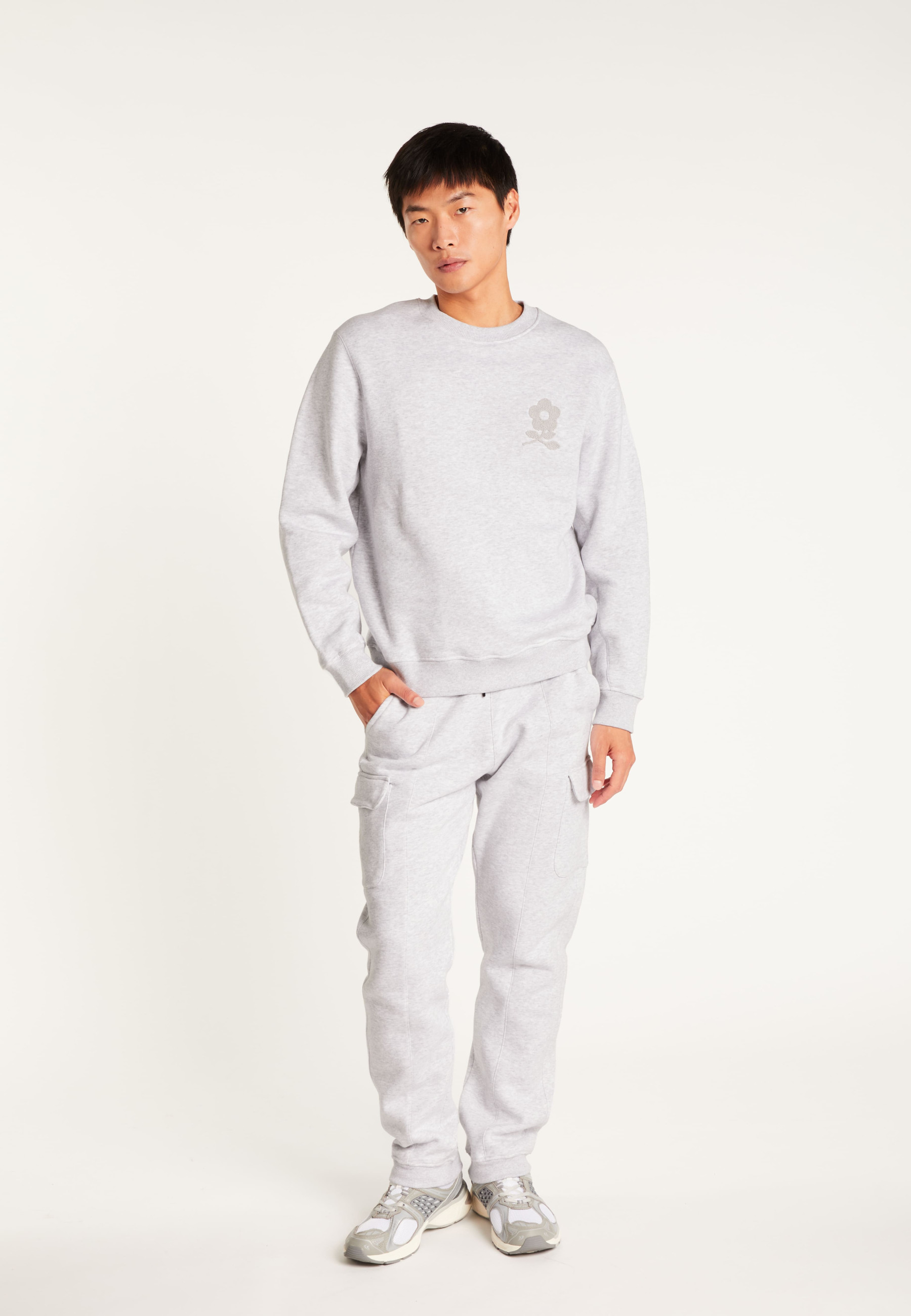 Cotton pants MAISON MONTAGUT Grey