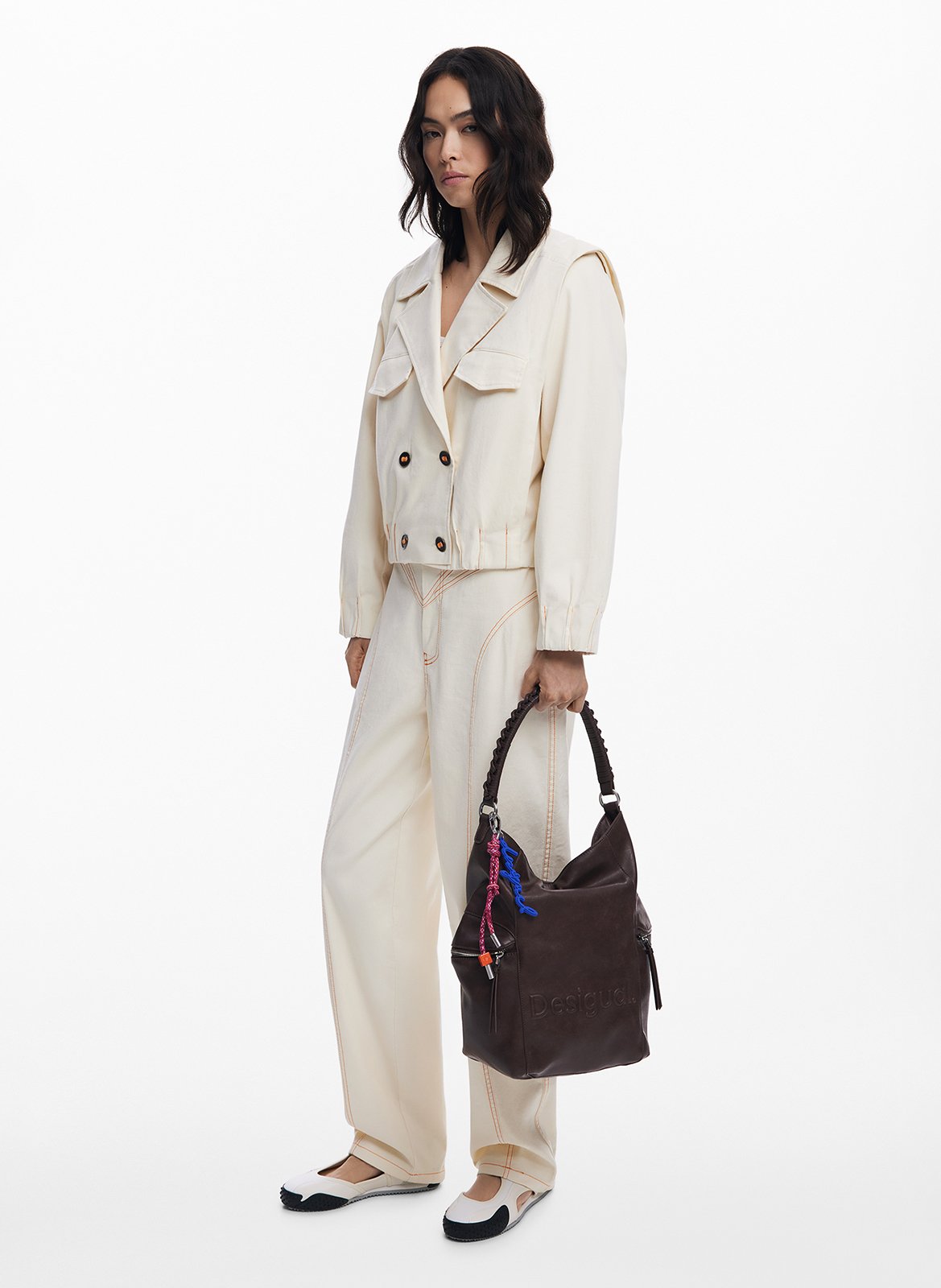 Rucksack aus Kunstleder DESIGUAL Braun