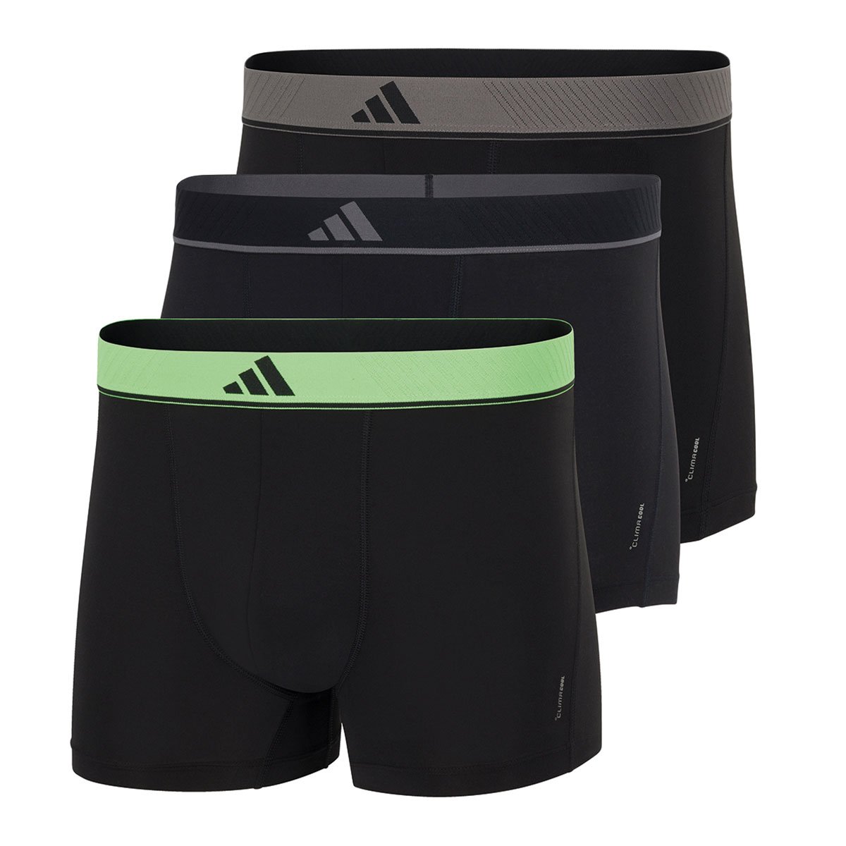 Pack of 3 micro flex eco boxer shorts ADIDAS UNDERWEAR Black
