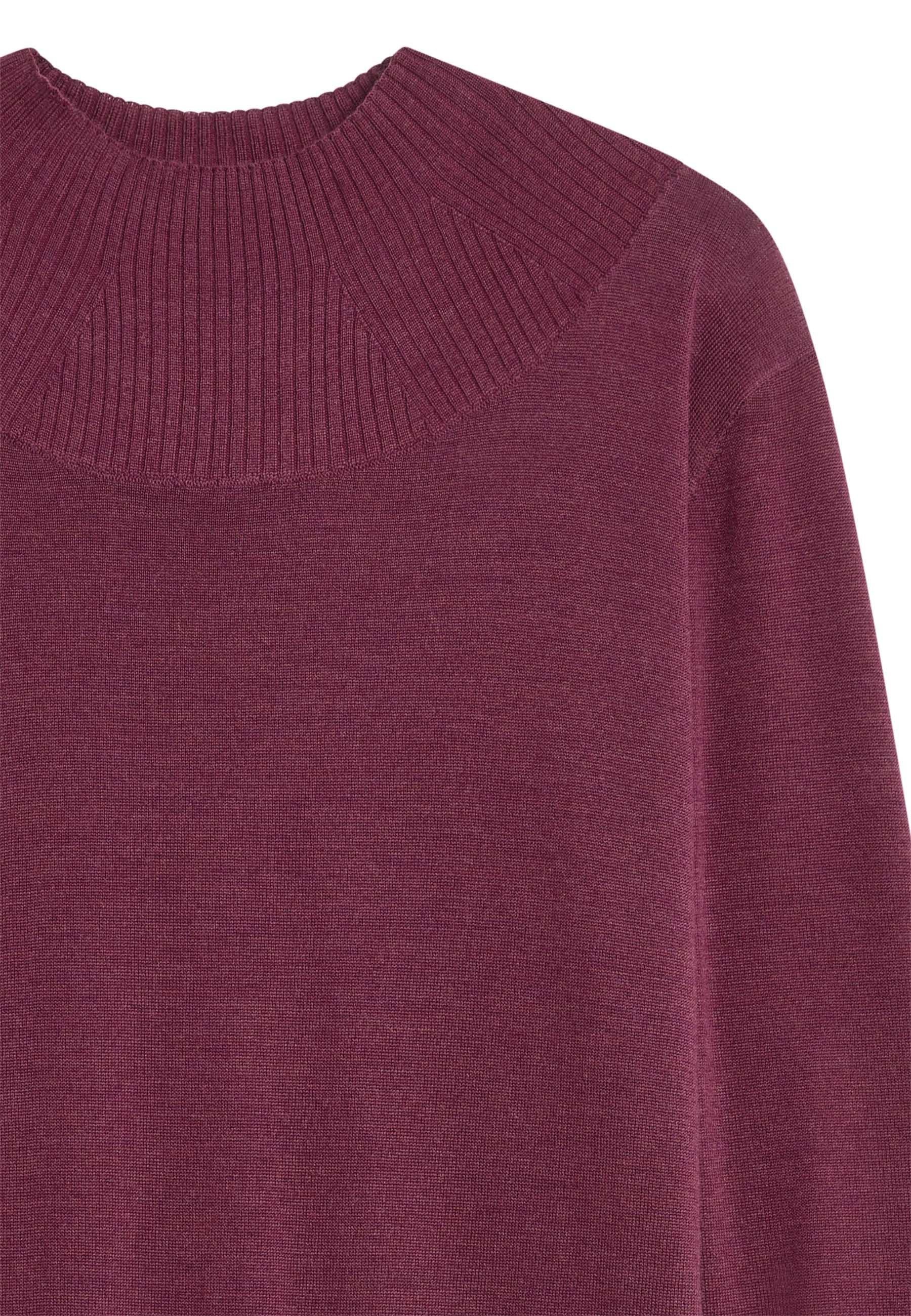 High-neck merino wool sweater RODIER Purple