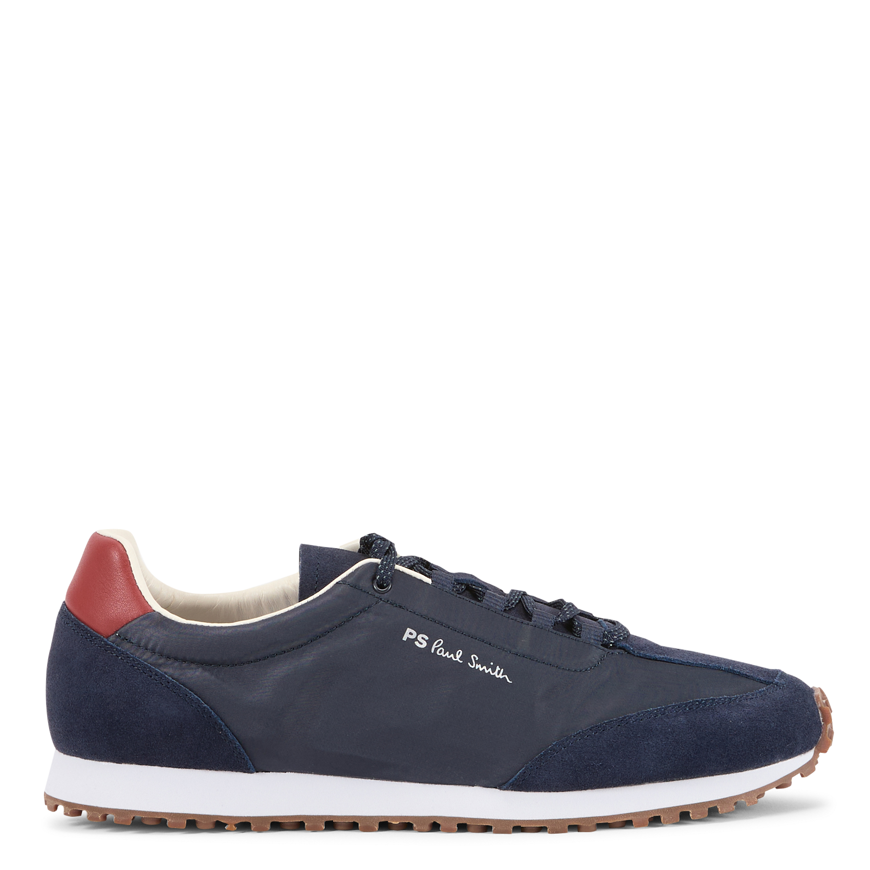 Baskets basses à lacets en cuir mélangé PAUL SMITH Bleu