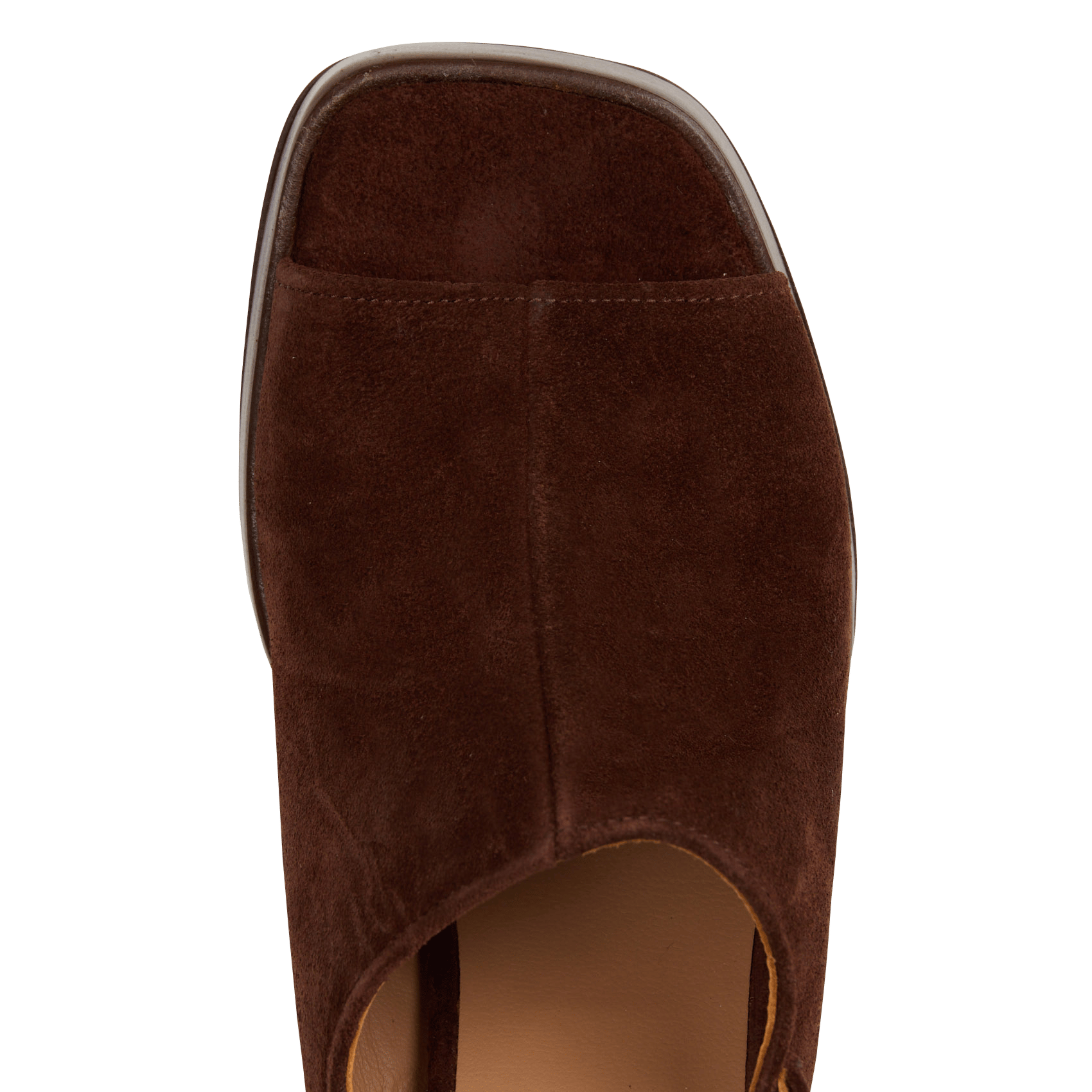 Flat leather mules MELLOW YELLOW Brown