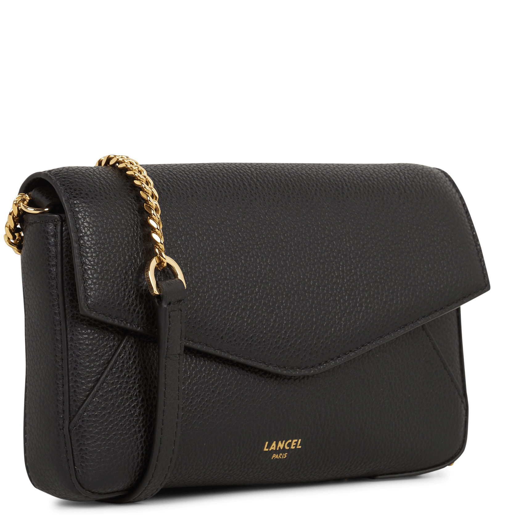 Pochette en cuir LANCEL Noir