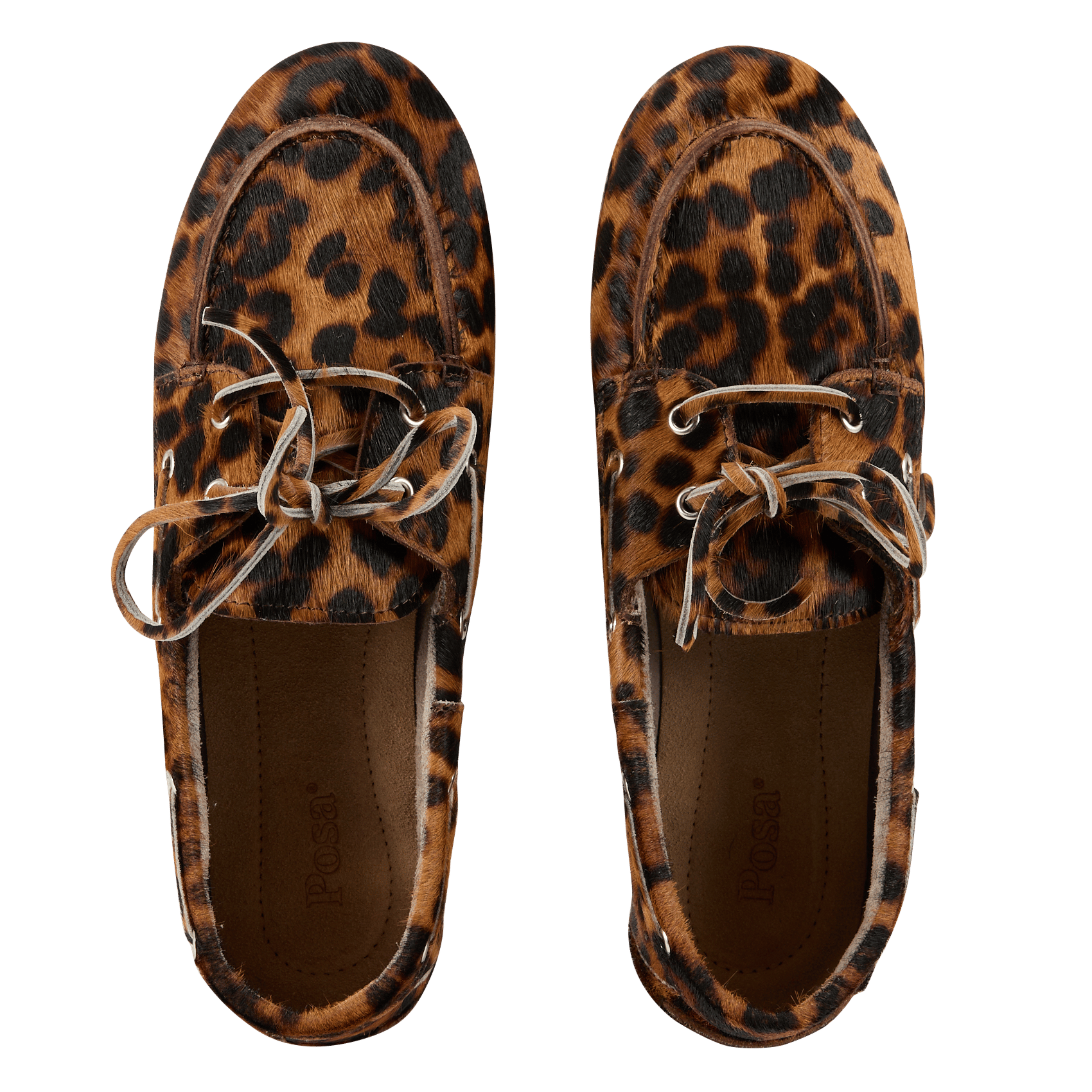 Segelschuhe aus Leder POSA Braun