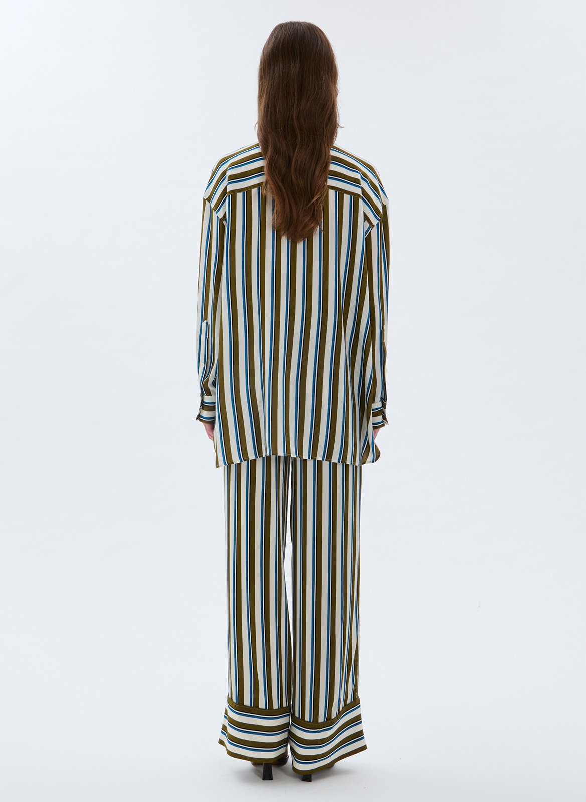 Oversized shirt with classic collar ZAPA Multicolored