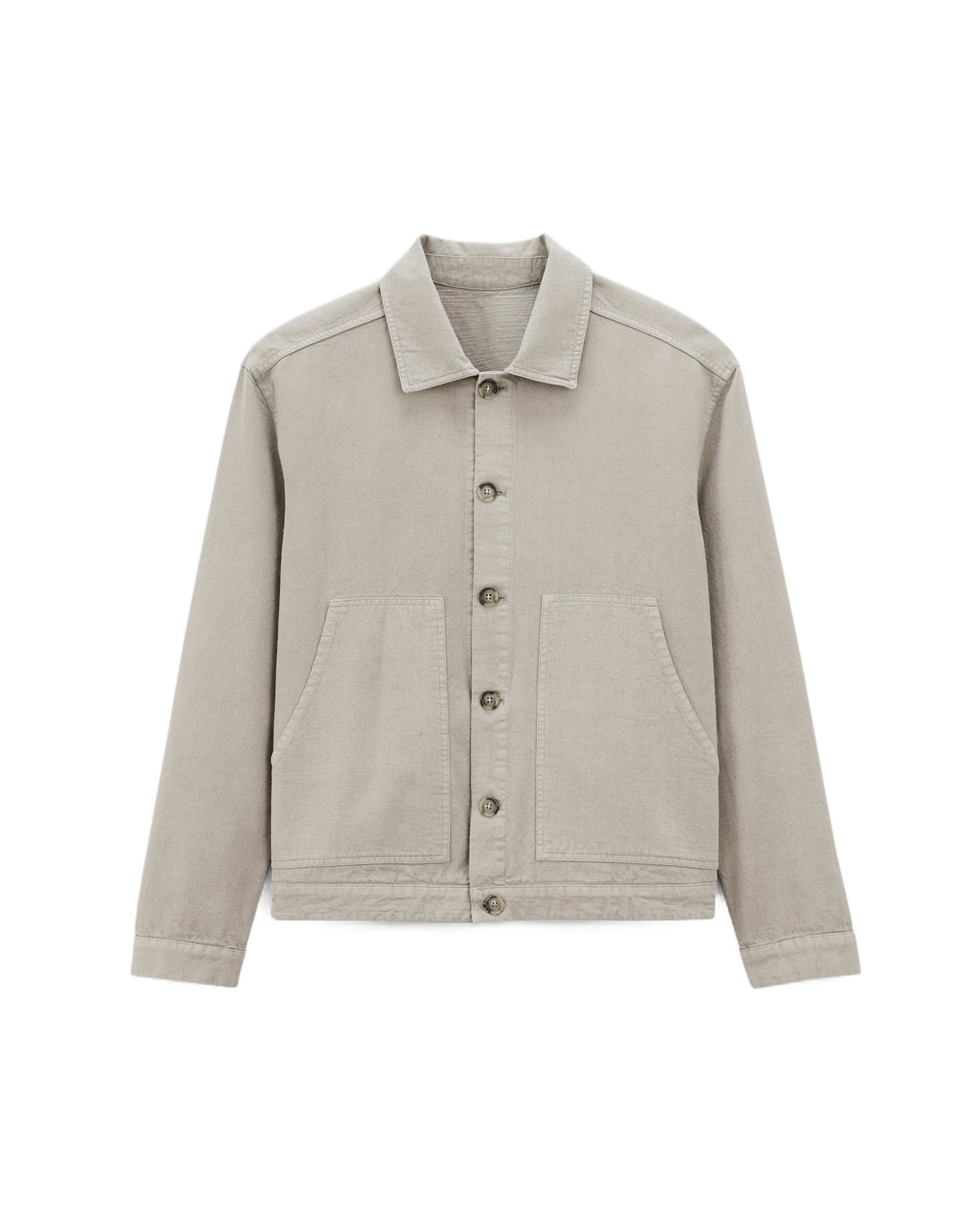 Boxy workwear jacket Arizona Grege 16-1107 TPG Noyoco Beige