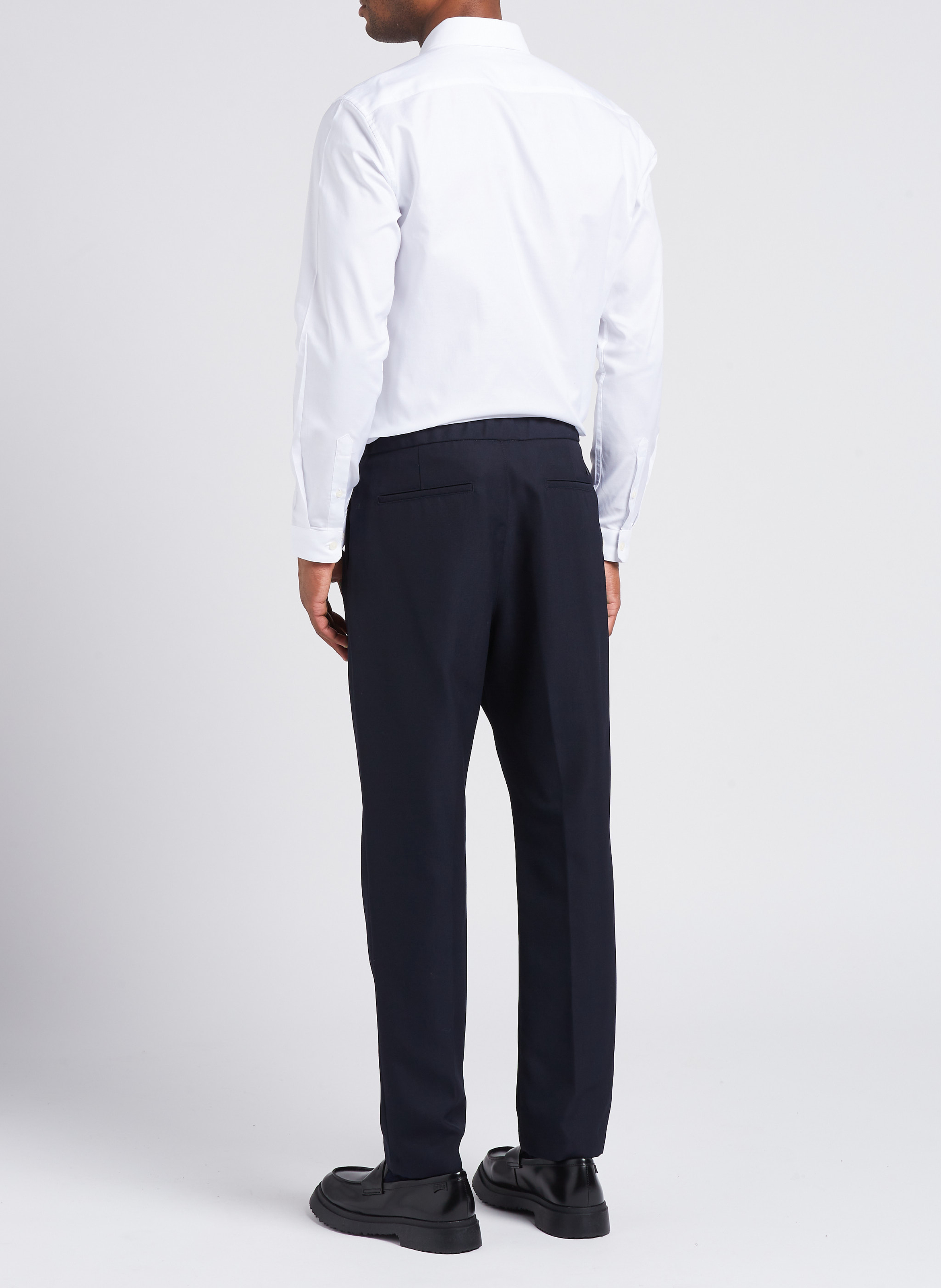 Baumwollhemd mit klassischem Kragen, Slim Fit AU PRINTEMPS PARIS Weiss