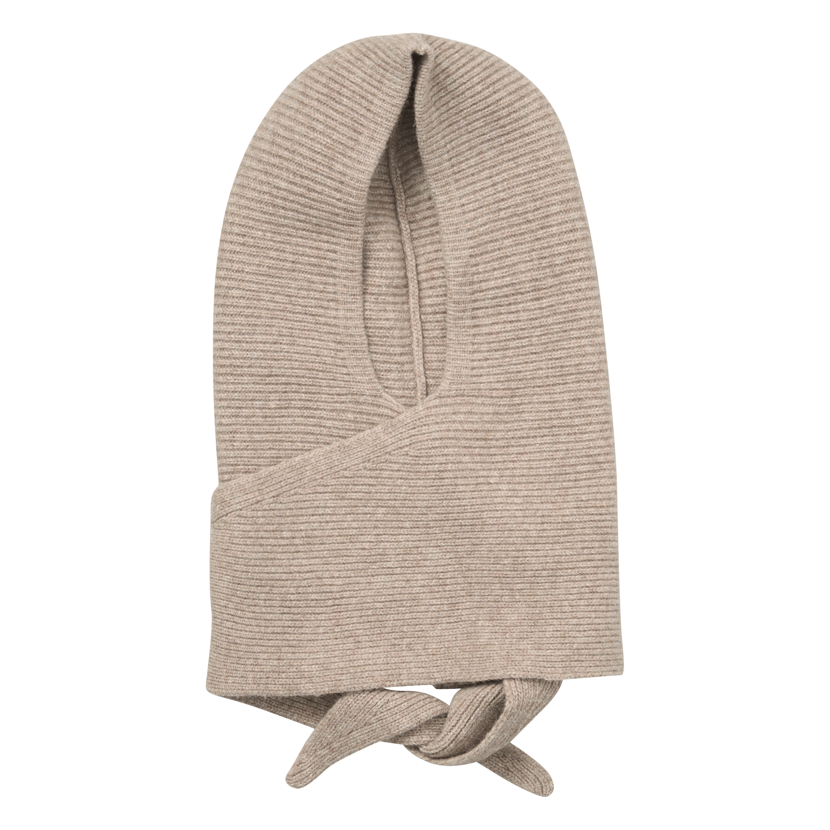 Cagoule à nouer en laine BECKSONDERGAARD
