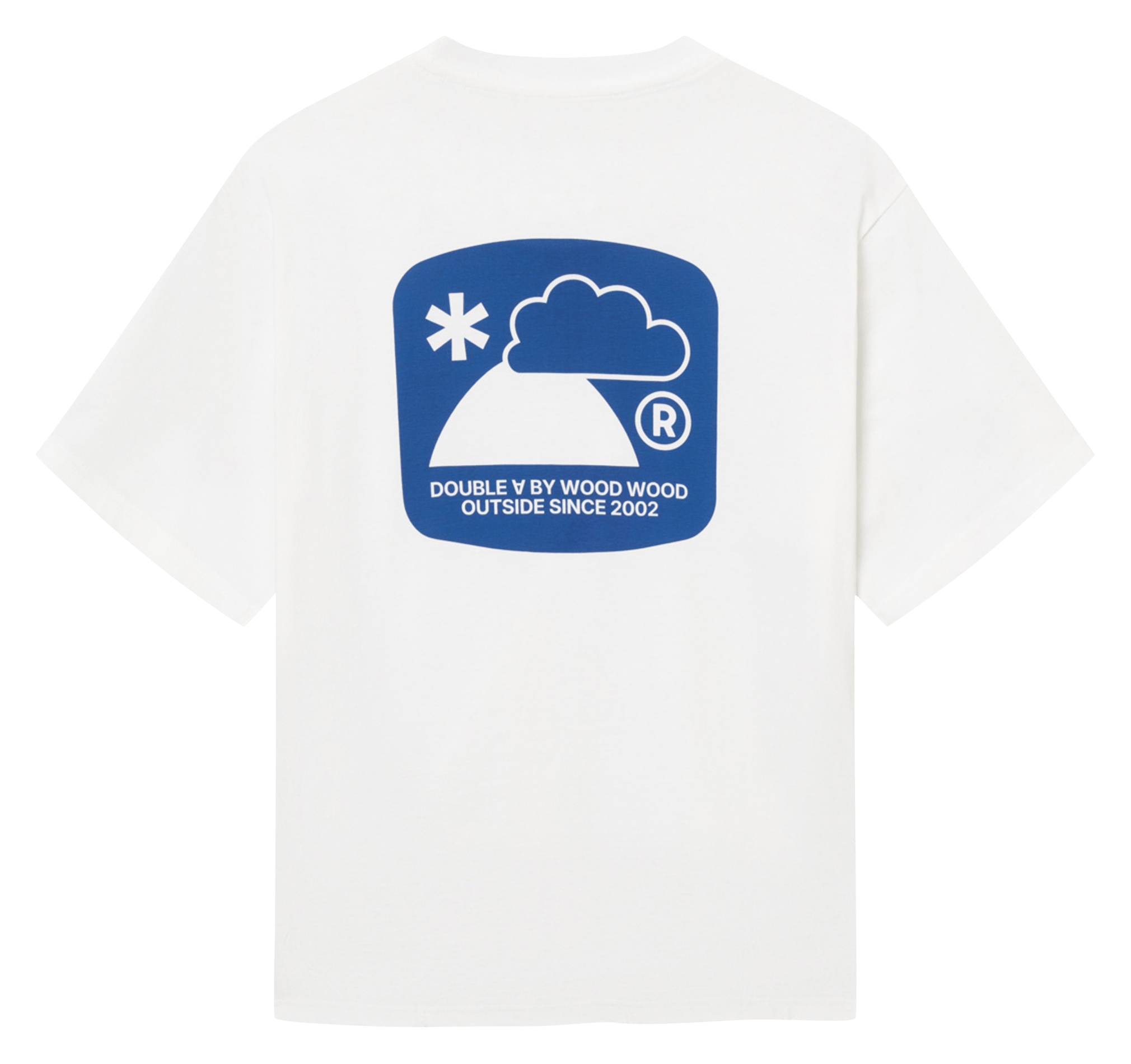 Round-neck cotton T-shirt WOOD WOOD White