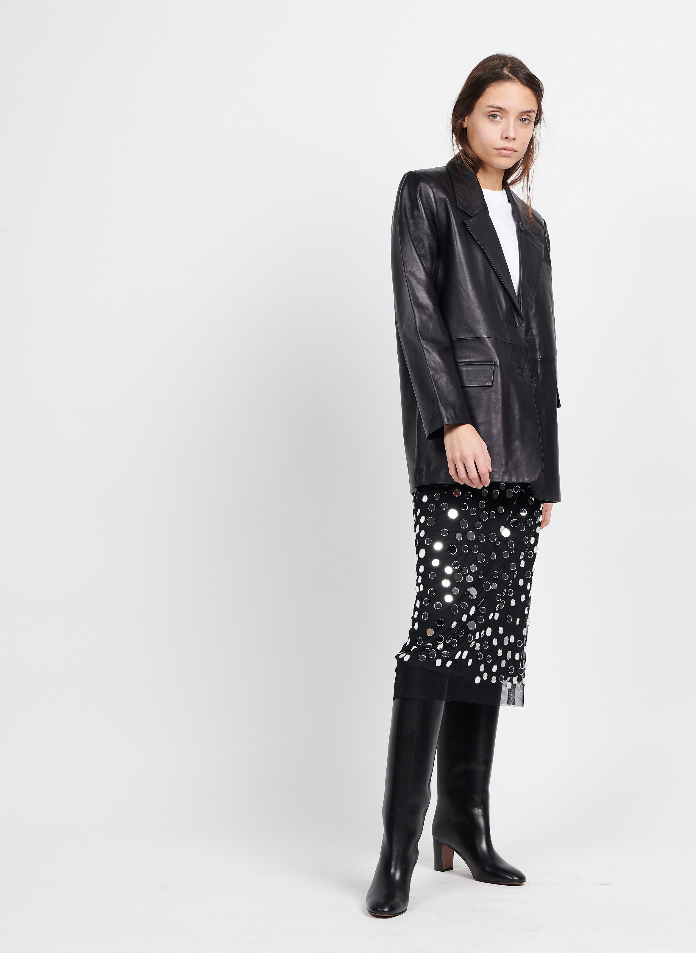 Korte, Rechte Rok Black Essentiel Antwerp - Dames | Place des Tendances