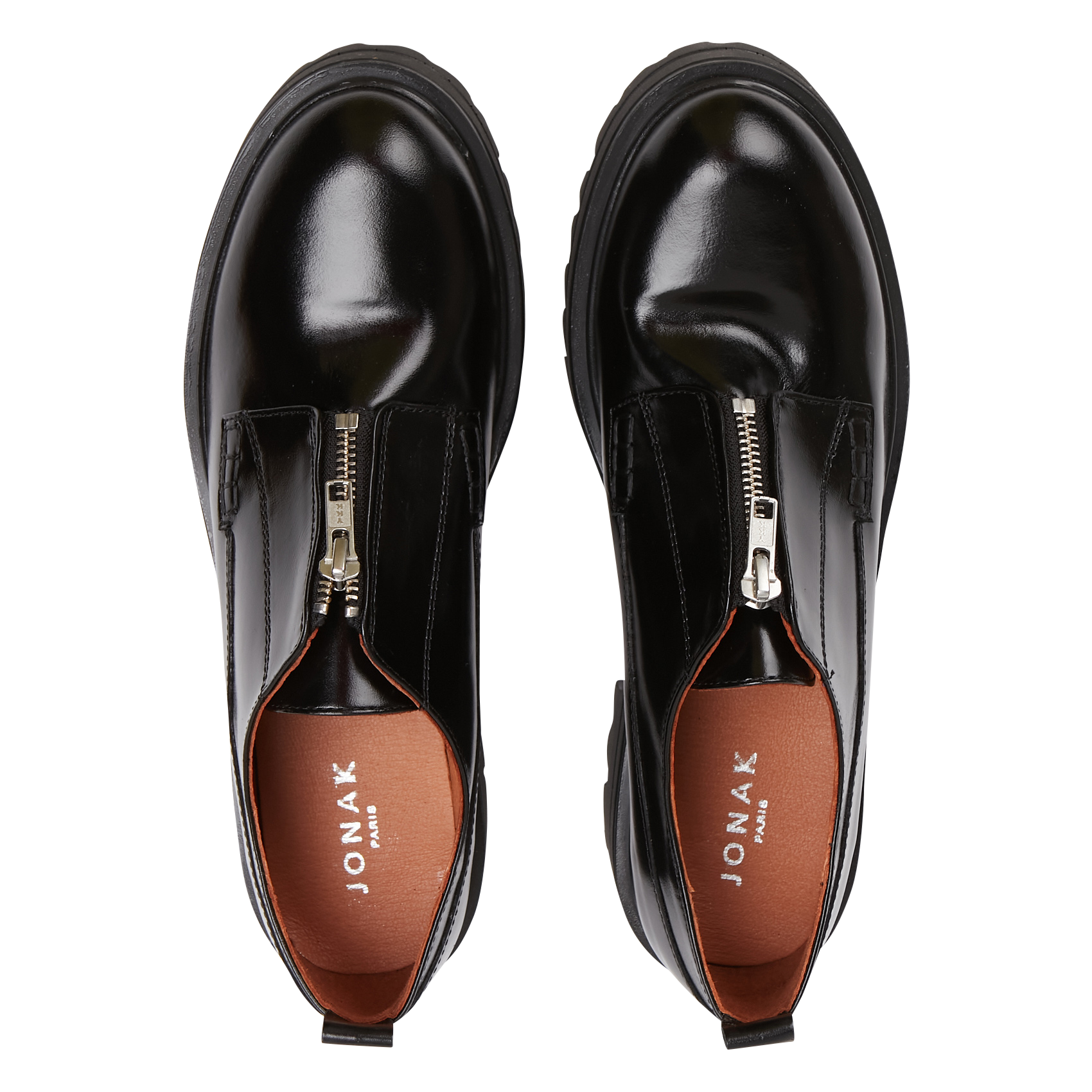 Leather Derby shoes JONAK Black