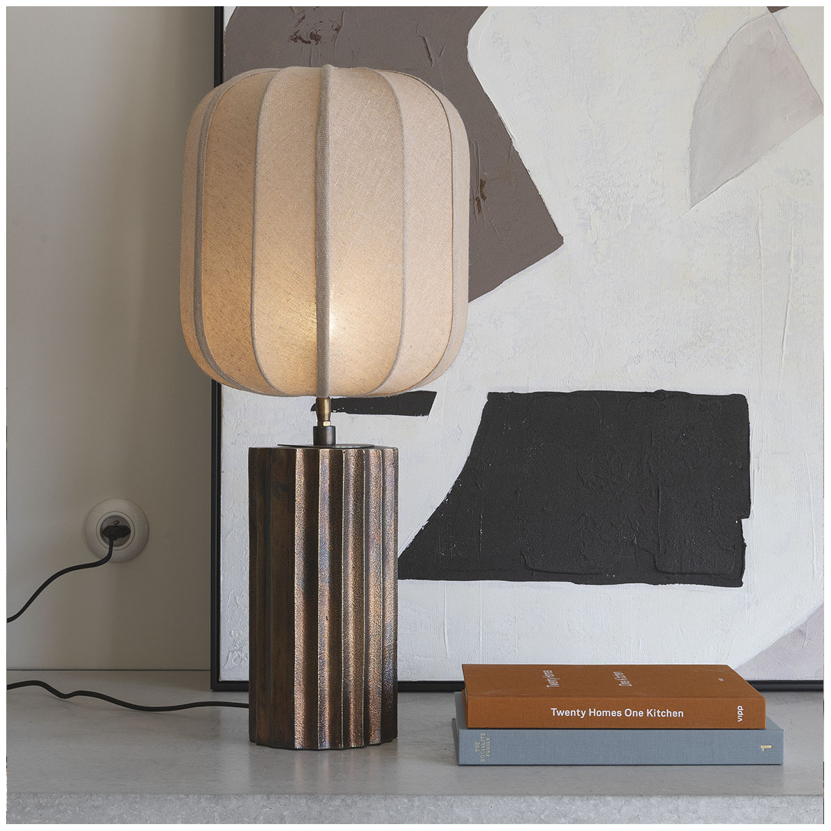 Fabric lampshade BLANC D'IVOIRE White