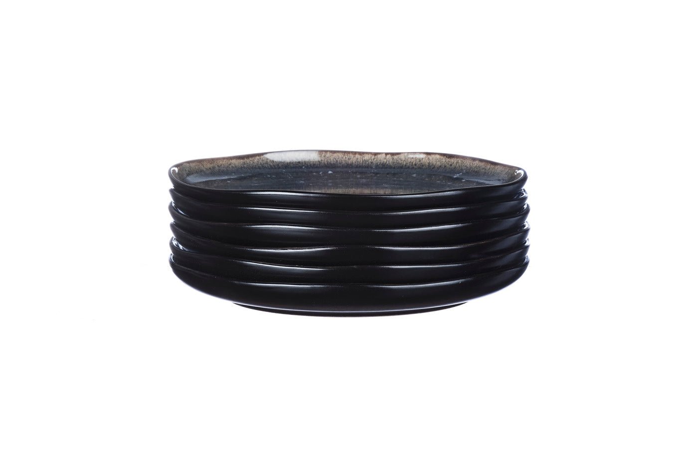 Iris Plate ø21.5cm - Set of 6 - Midnight Blue BJORN Blue