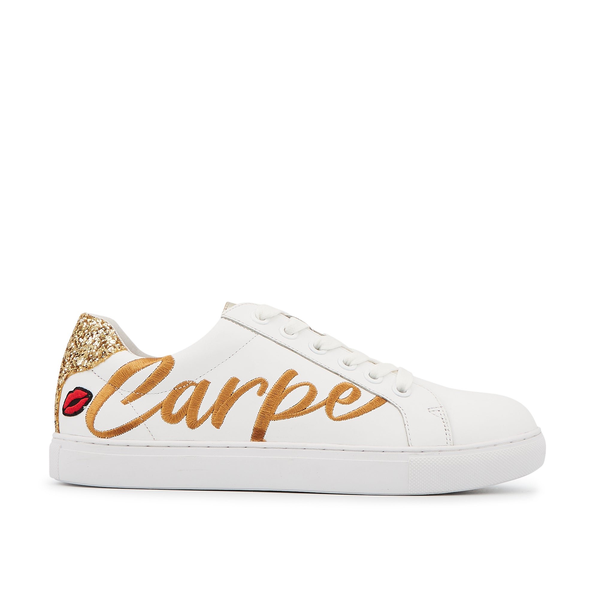 Leather sneakers BONS BAISERS PARIS White