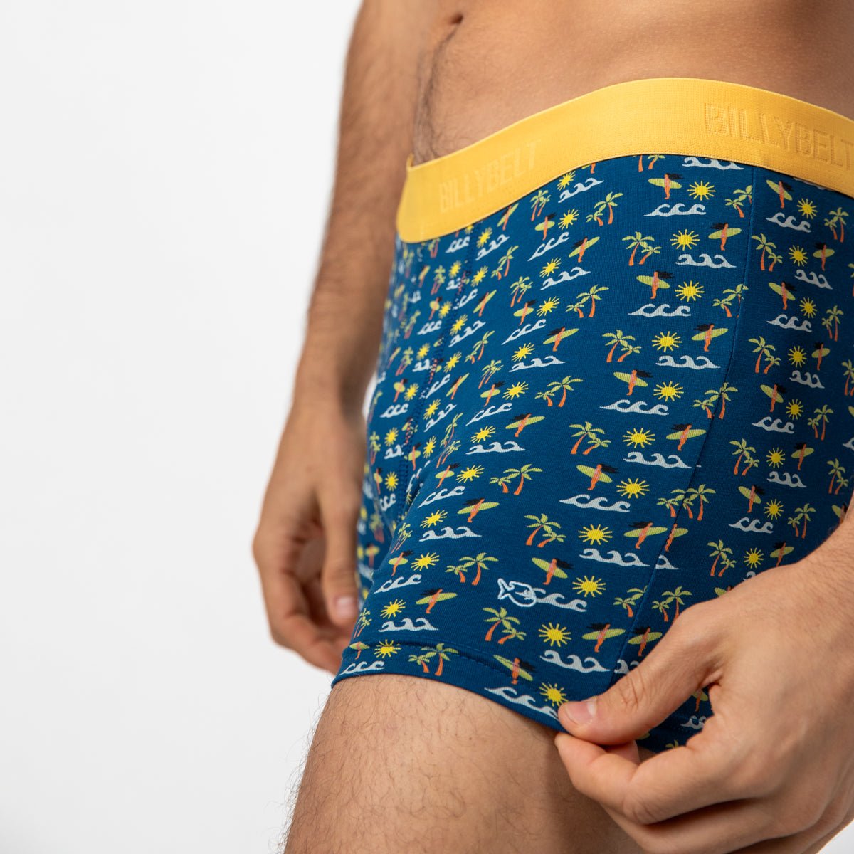 Organic cotton boxers BILLYBELT Blue