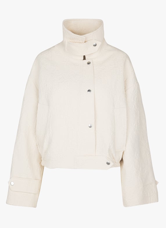 ジャケット Margaux Lonnberg White single-breasted coat Coated jacket Off white Margaux Lonnberg - Women SVEN-1